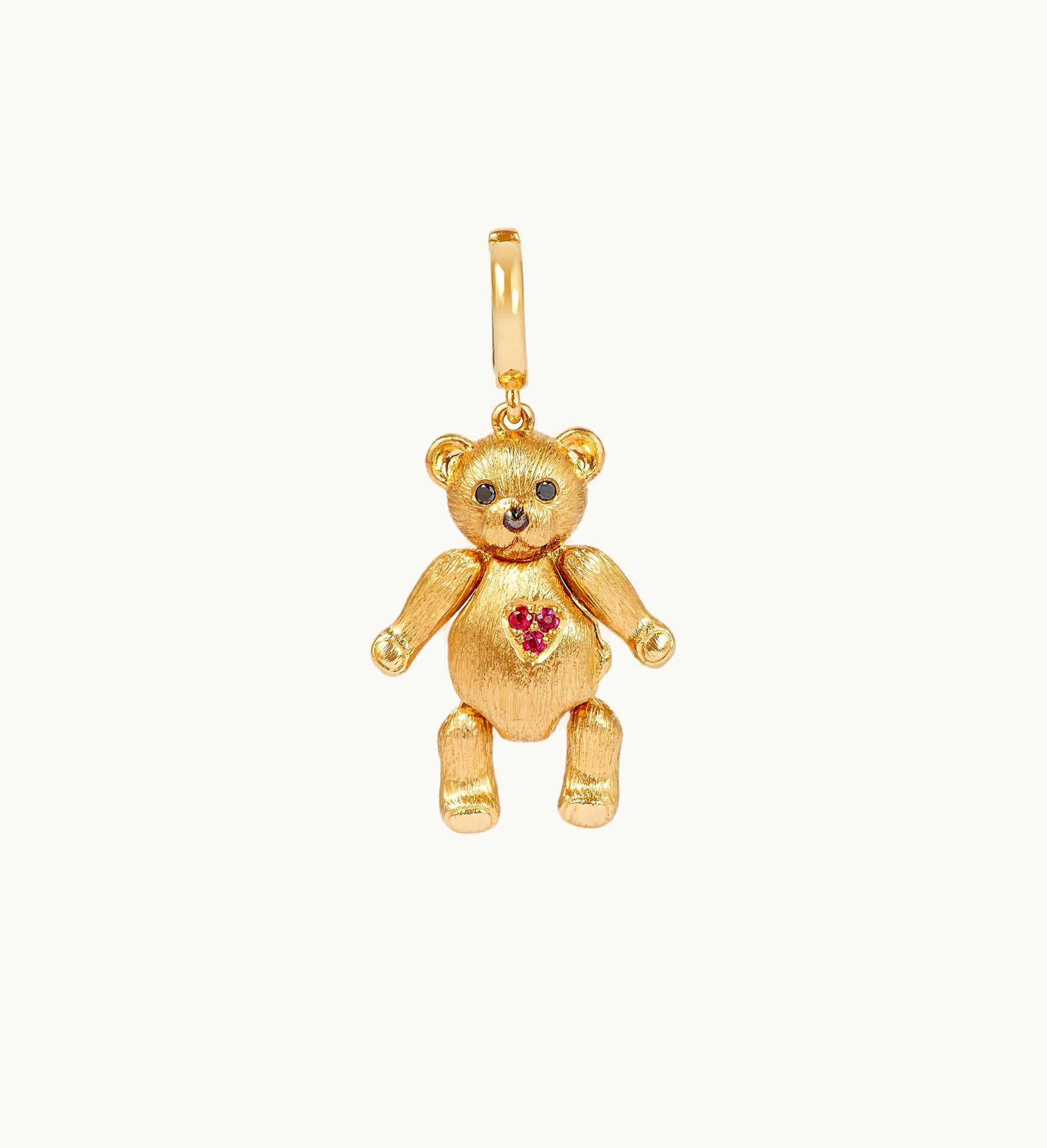 Annoushka Annoushka Mythology 18Ct Gold Teddy Bear Locket Charm