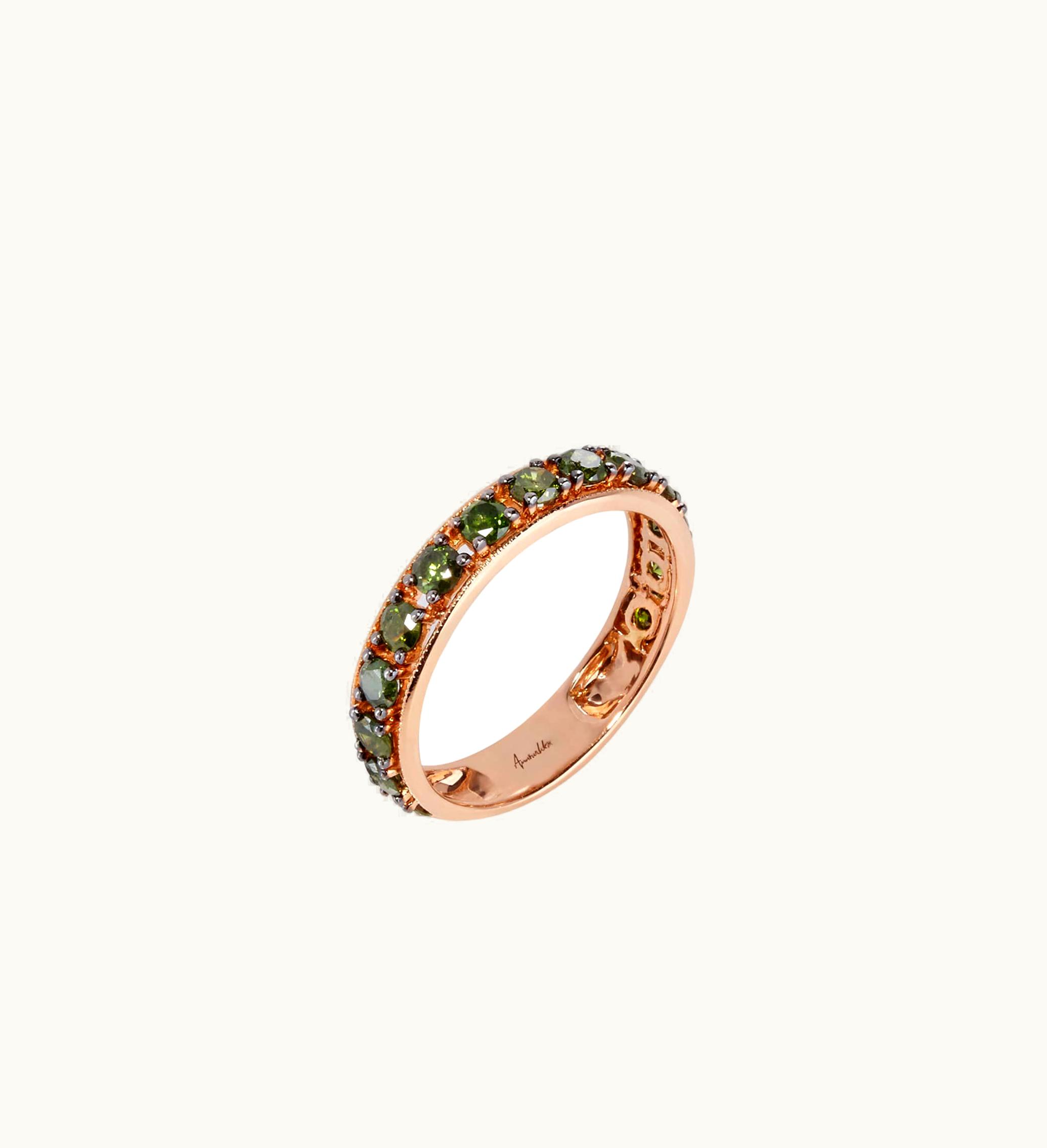 Annoushka Annoushka Dusty Diamonds 18Ct Rose Gold Eternity Ring UZ0174567