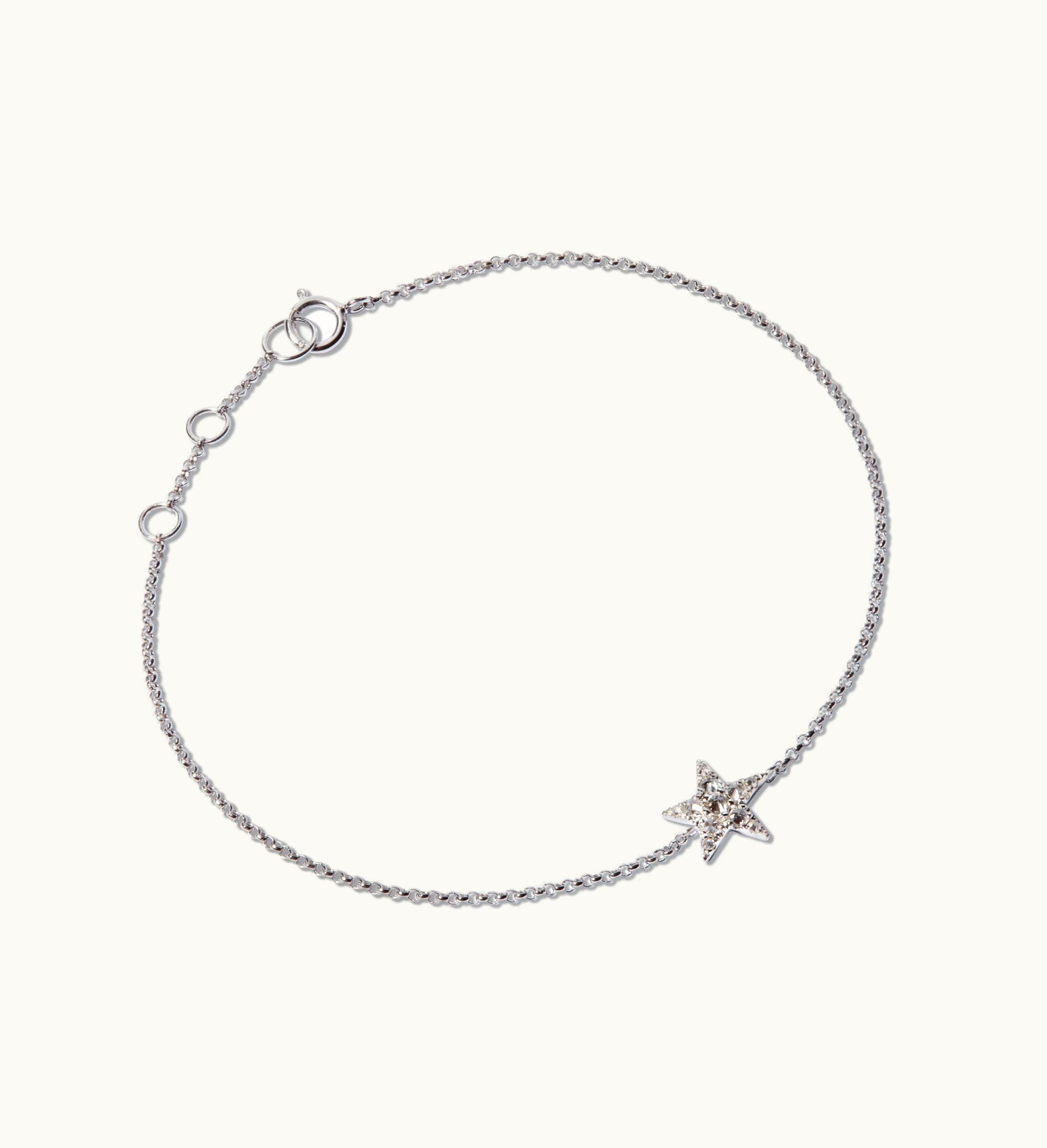 Annoushka Annoushka Love Diamonds 18Ct White Gold Diamond Star Bracelet