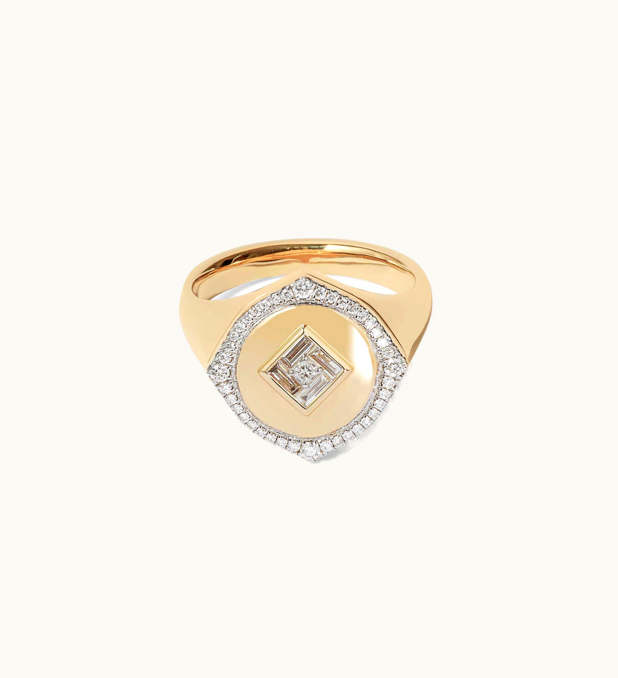 Annoushka Annoushka Lovelocket 18Ct Gold Diamond April Birthstone Ring