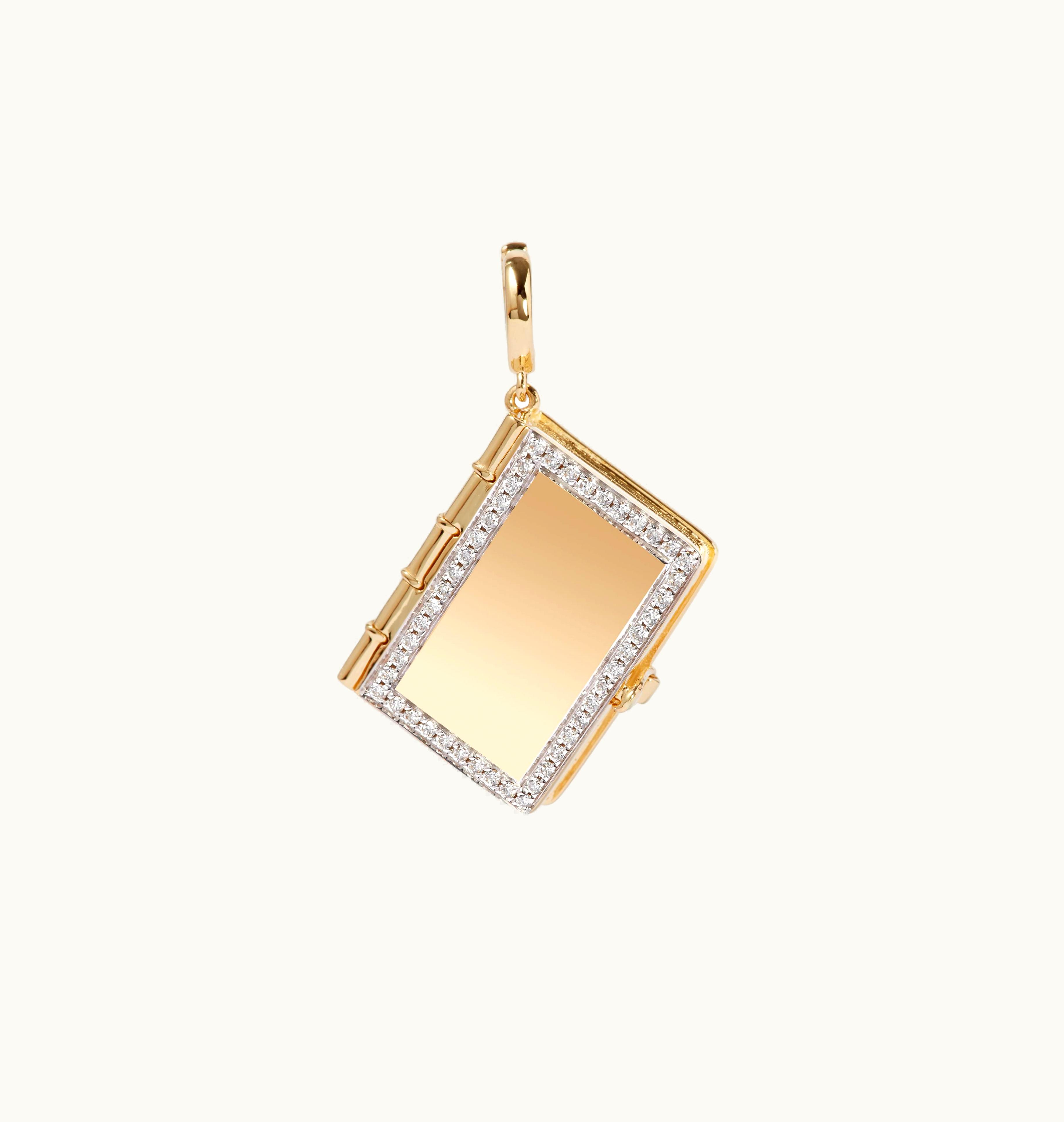 Annoushka Annoushka Mythology 18Ct Gold Diamond Book Locket Charm