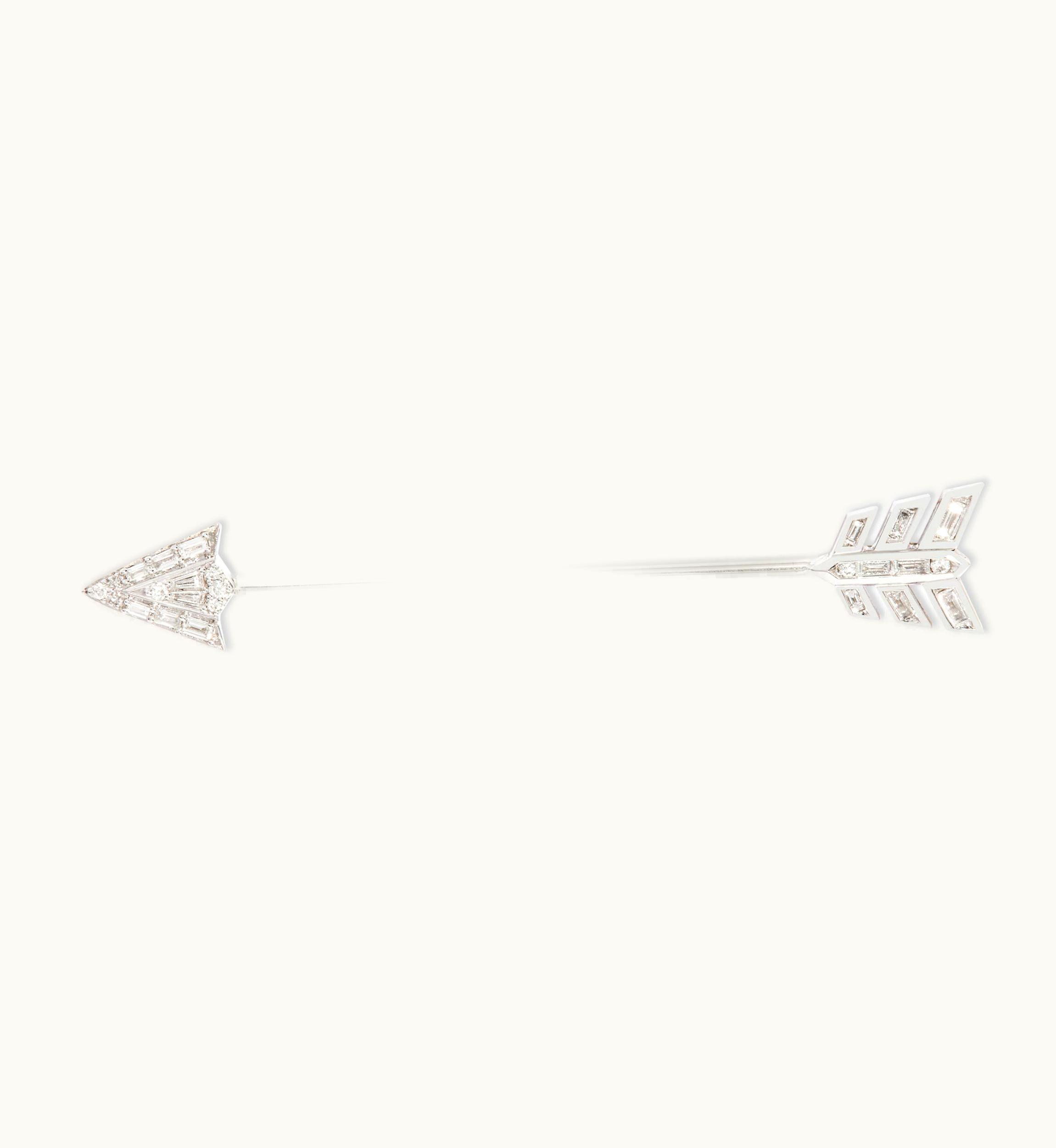 Annoushka Annoushka Flight 18Ct White Gold Arrow Diamond Pin