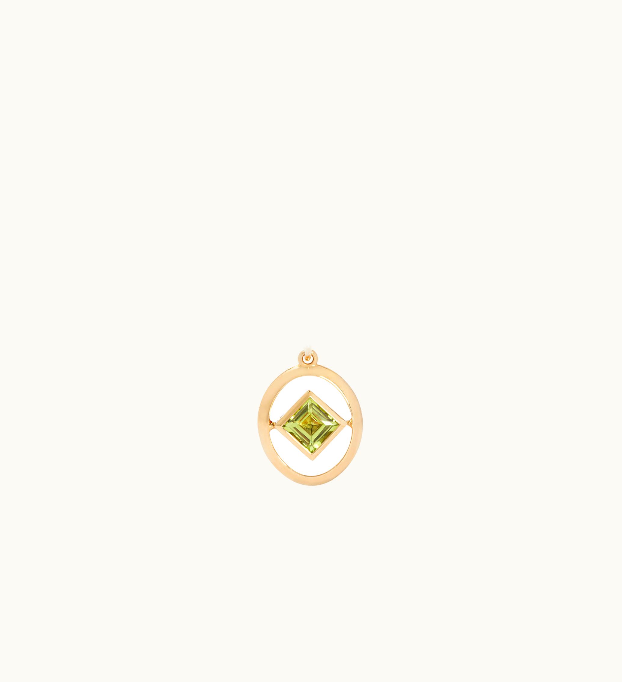 Annoushka Annoushka 14Ct Yellow Gold Peridot August Birthstone Necklace