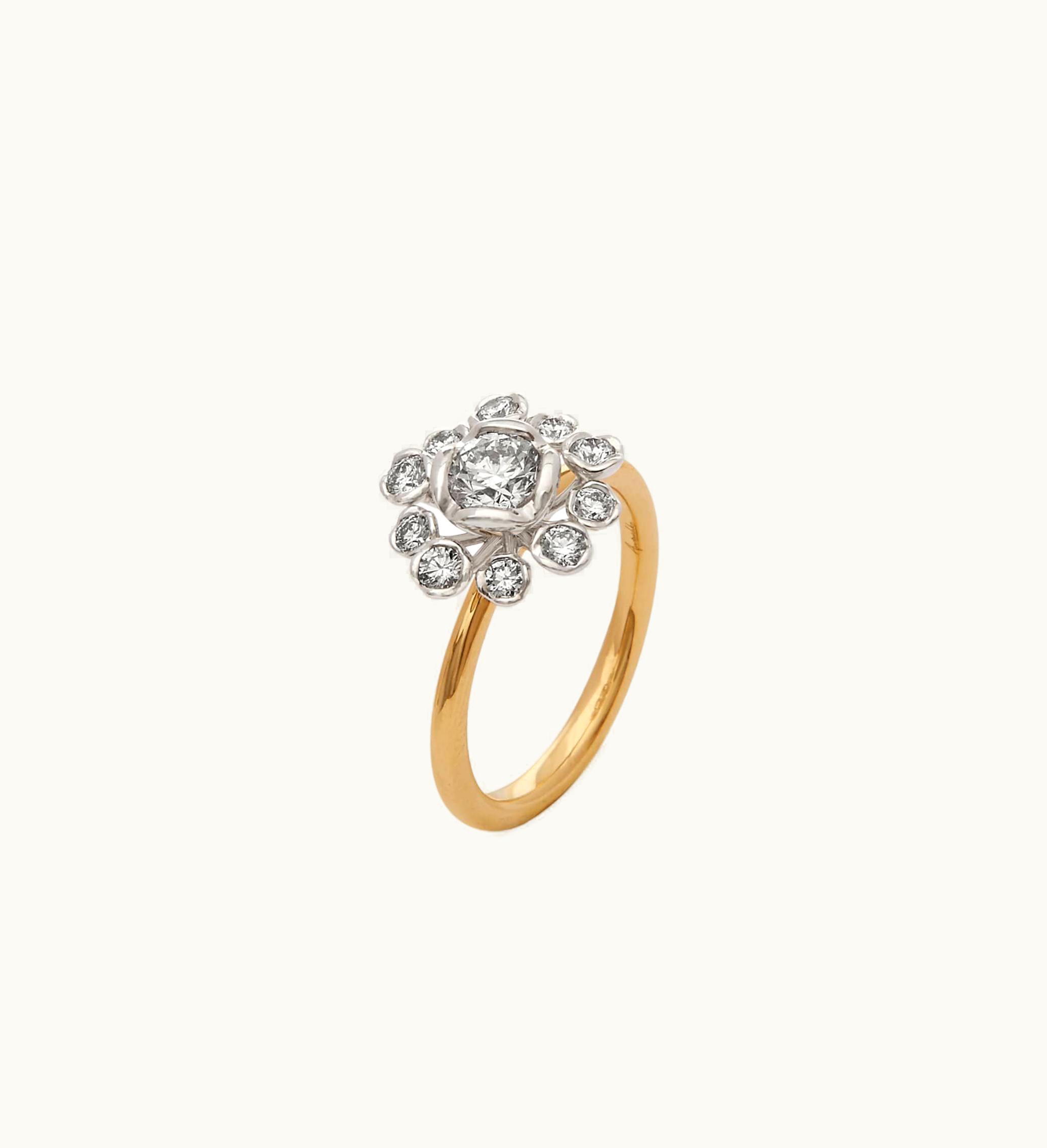Annoushka Marguerite 18Ct Gold & Diamond Engagement Ring