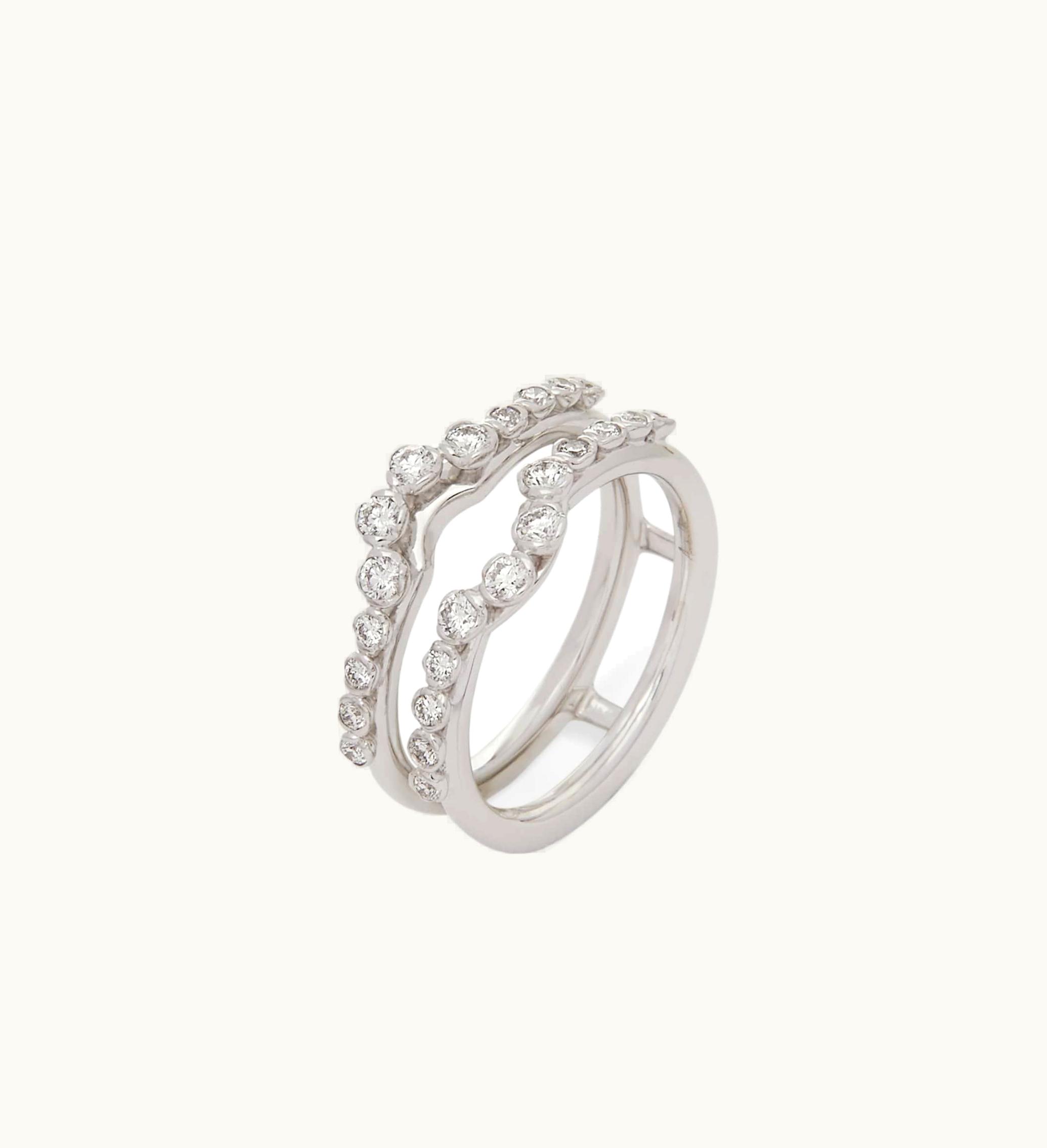 Annoushka Marguerite 18Ct White Gold & Diamond Ring Jacket