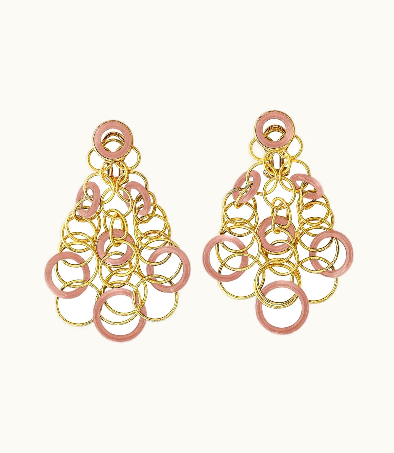 Buccellati Buccellati Hawaii Color Earrings Earrings In Yellow Gold Set With Opal JAUEAR014347