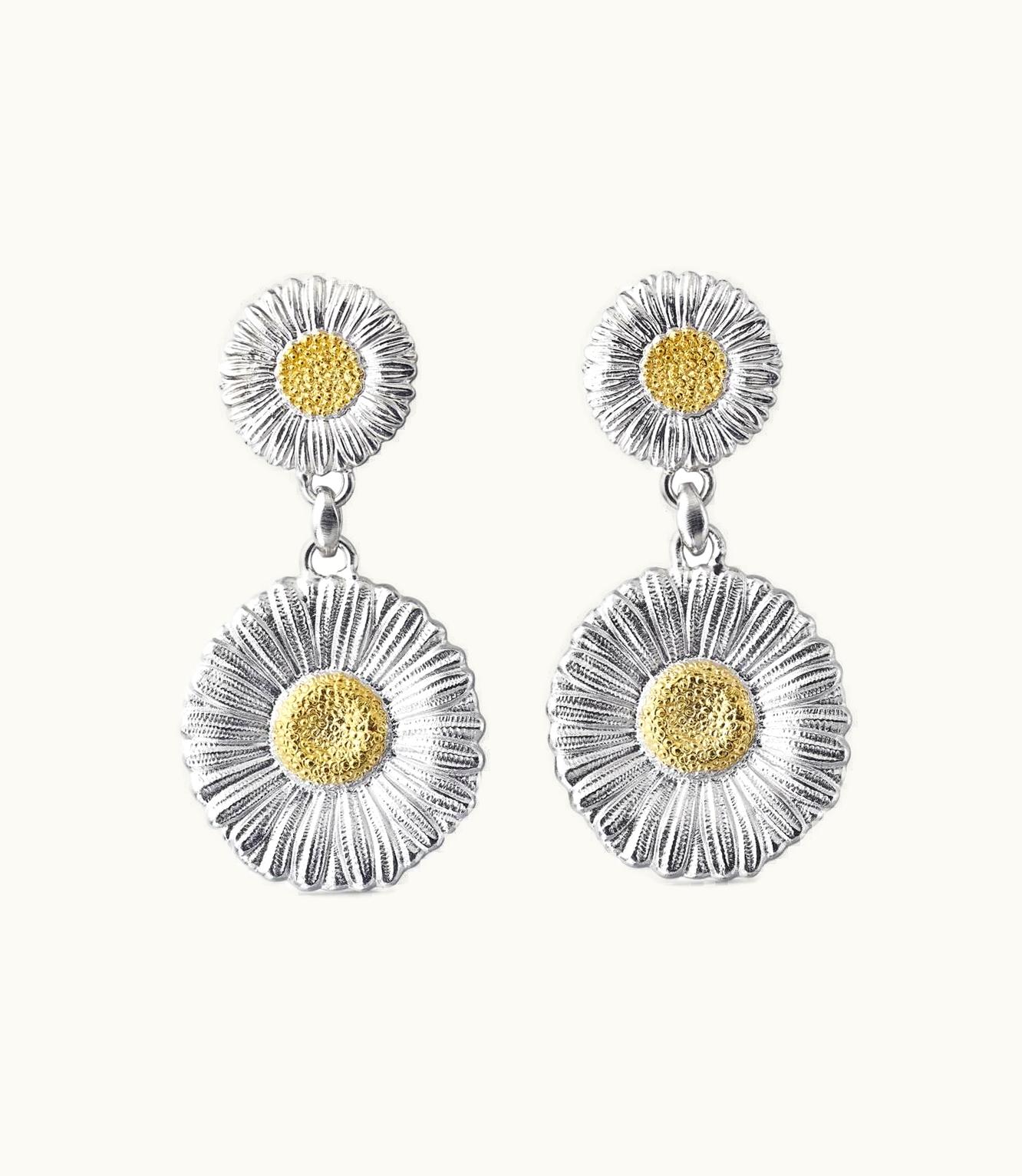Buccellati Buccellati Blossoms Vermeil Earrings Earrings In Rhodium-Plated And Gold-Plated Sterling Silver JAGEAR012330