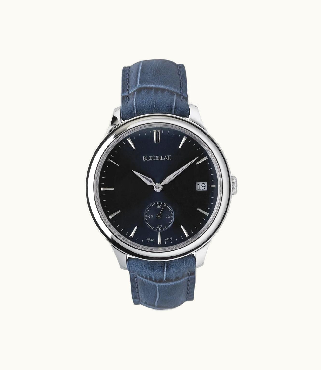 Buccellati Buccellati Ornatino Watch Men Gold - Leather Engraved Watch In White Gold WAUMGE014262