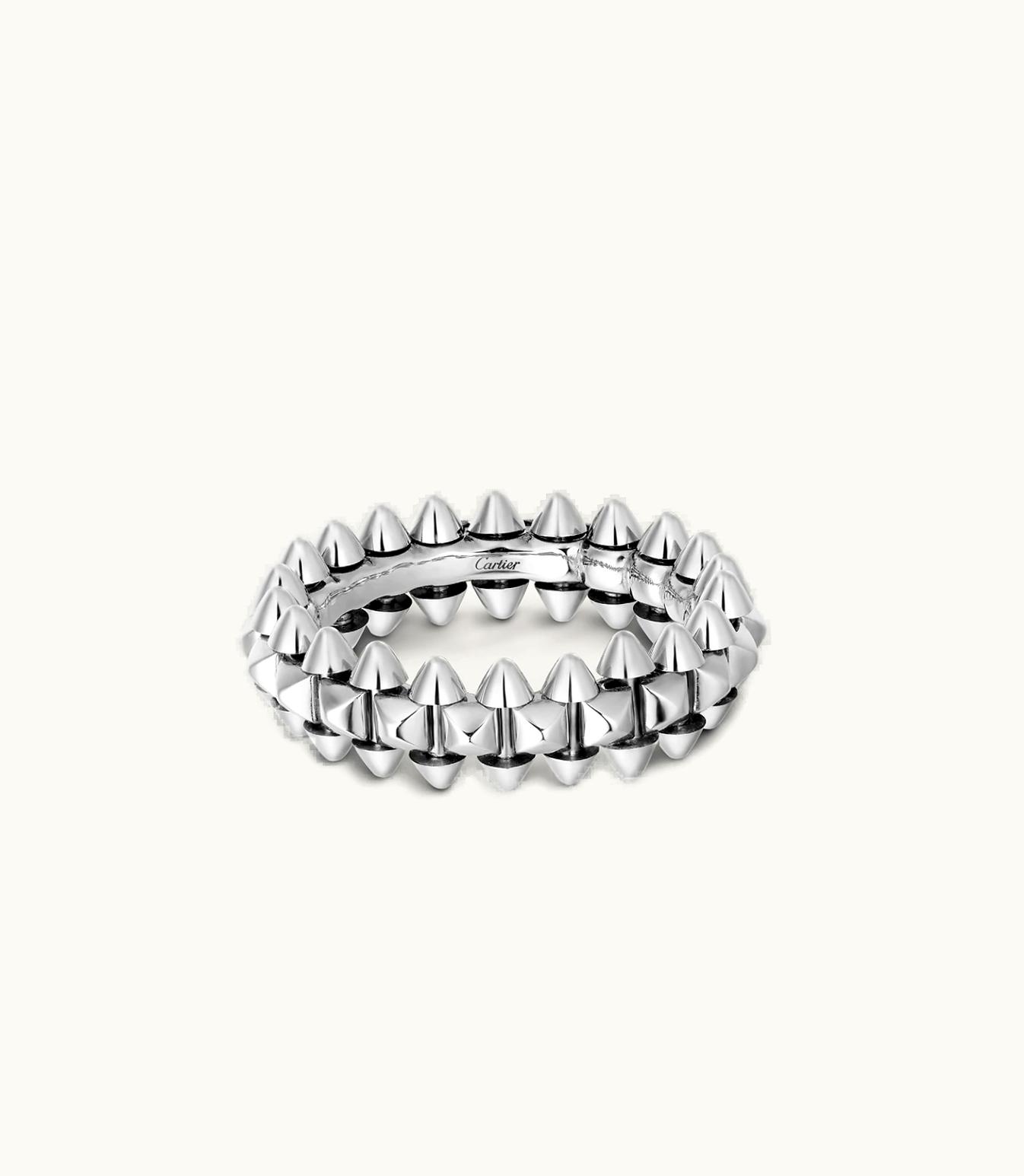 Cartier Cartier Clash De Cartier Ring, Medium Model, Rhodium-Finish White Gold B4233000 B4233000
