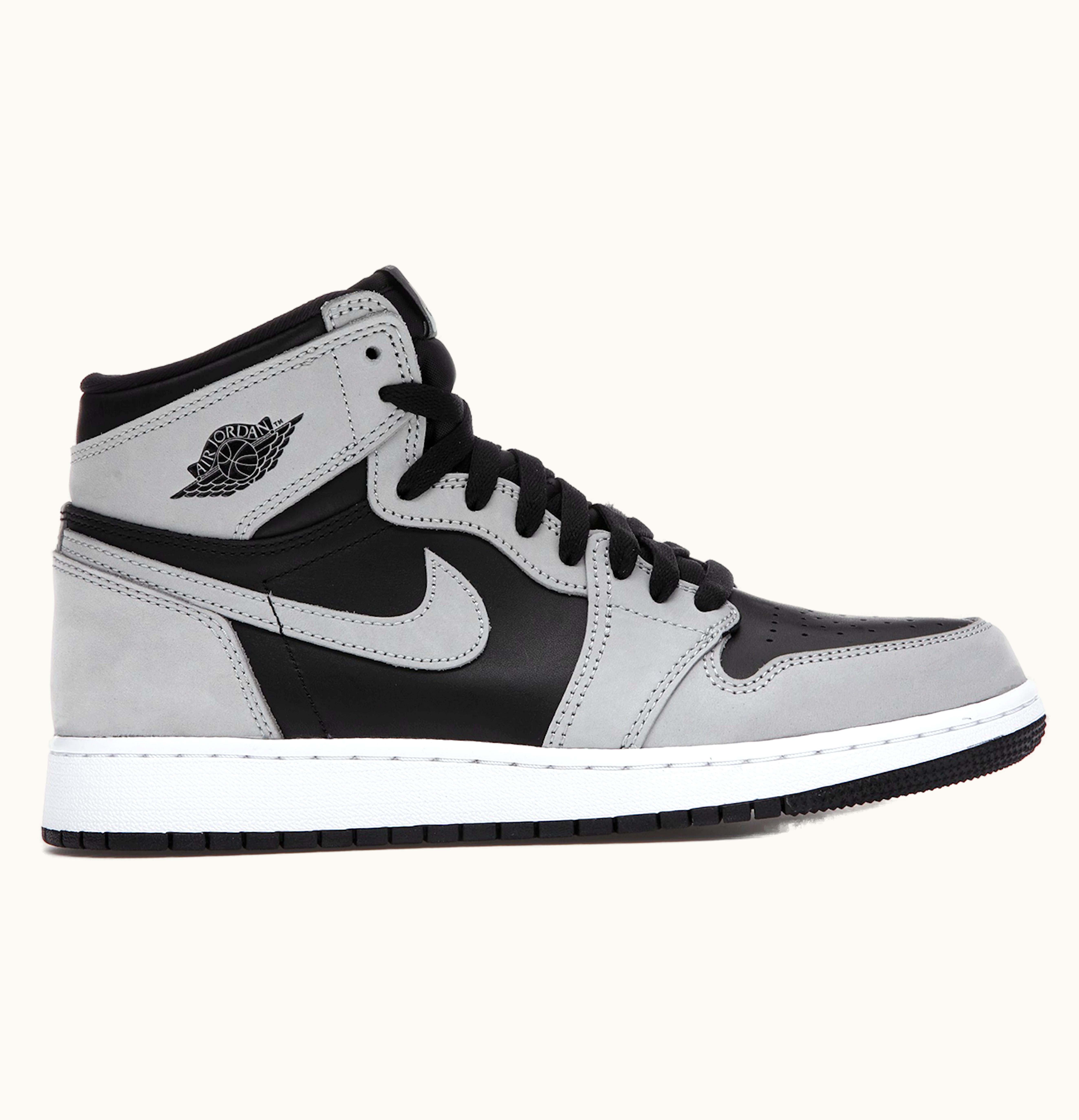 Jordan Air Jordan 1 Retro High Black White Light Smoke Grey GS