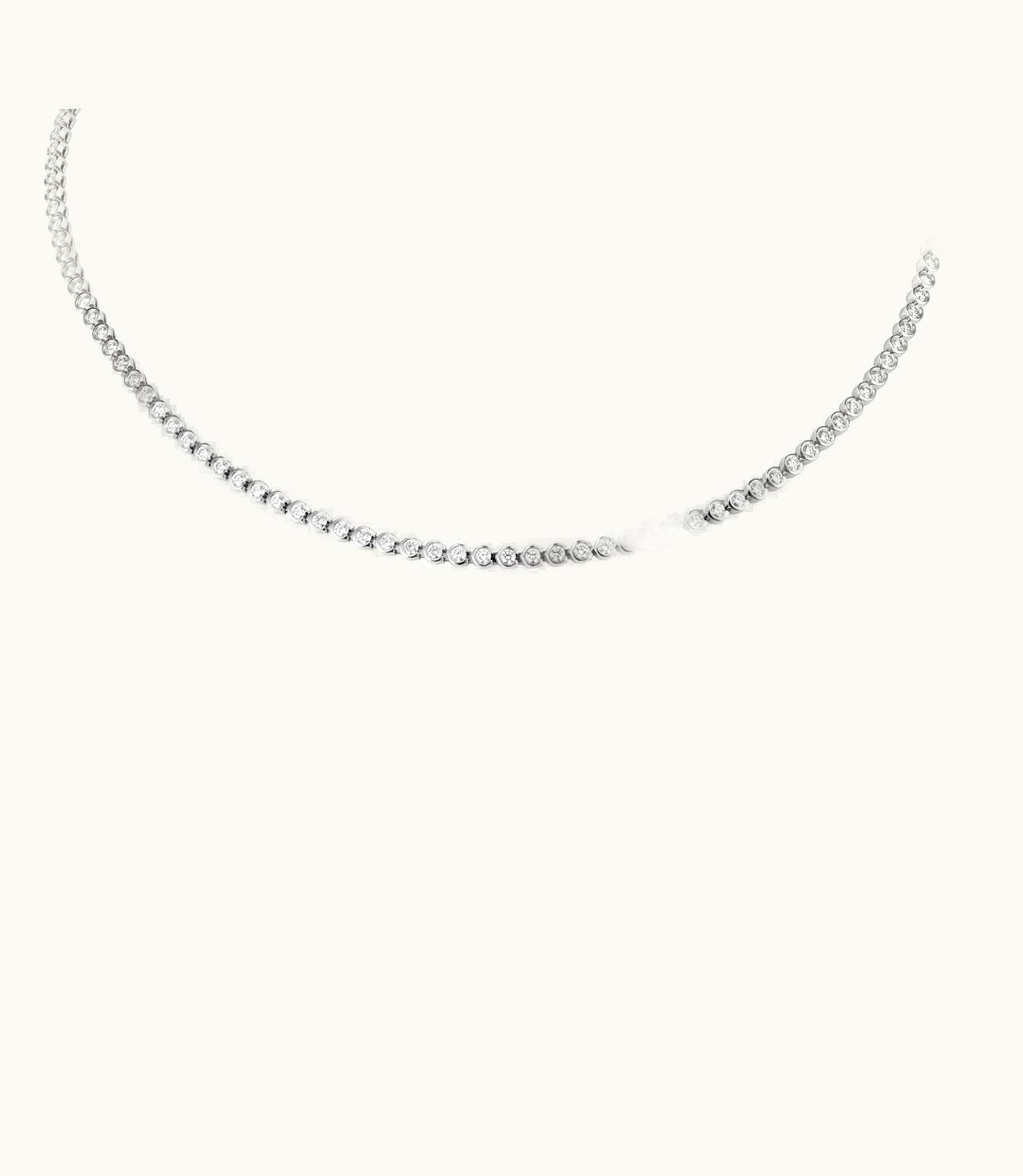 Cartier Cartier C De Cartier Necklace, White Gold, Set With 133 Brilliant-Cut Diamonds