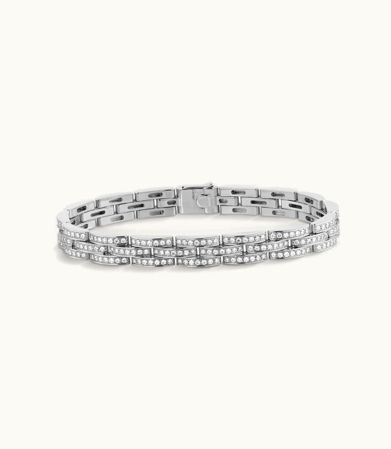 Cartier Cartier Maillon Panthère Bracelet, White Gold, Set With 336 Brilliant-Cut Diamonds
