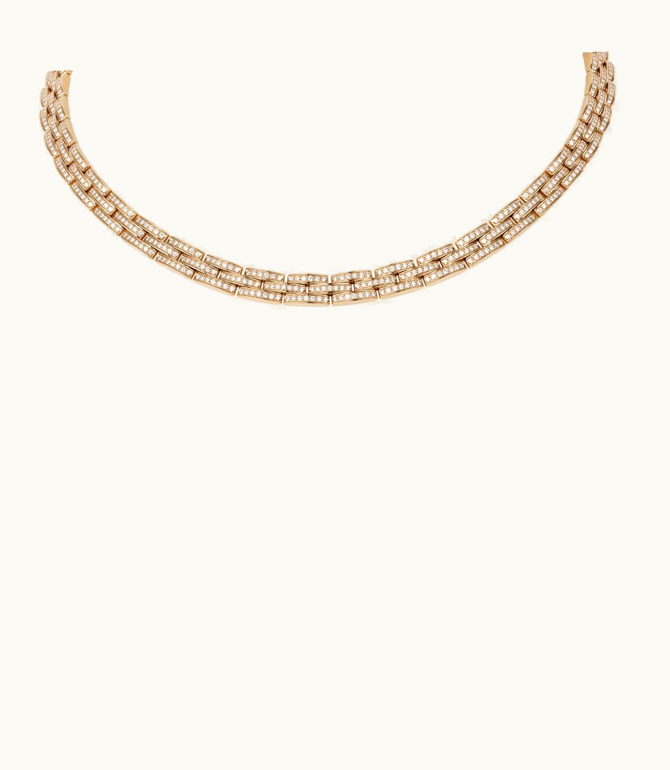 Cartier Cartier Maillon Panthère Necklace, Rose Gold, Set With 821 Brilliant-Cut Diamonds N7408400 N7408400