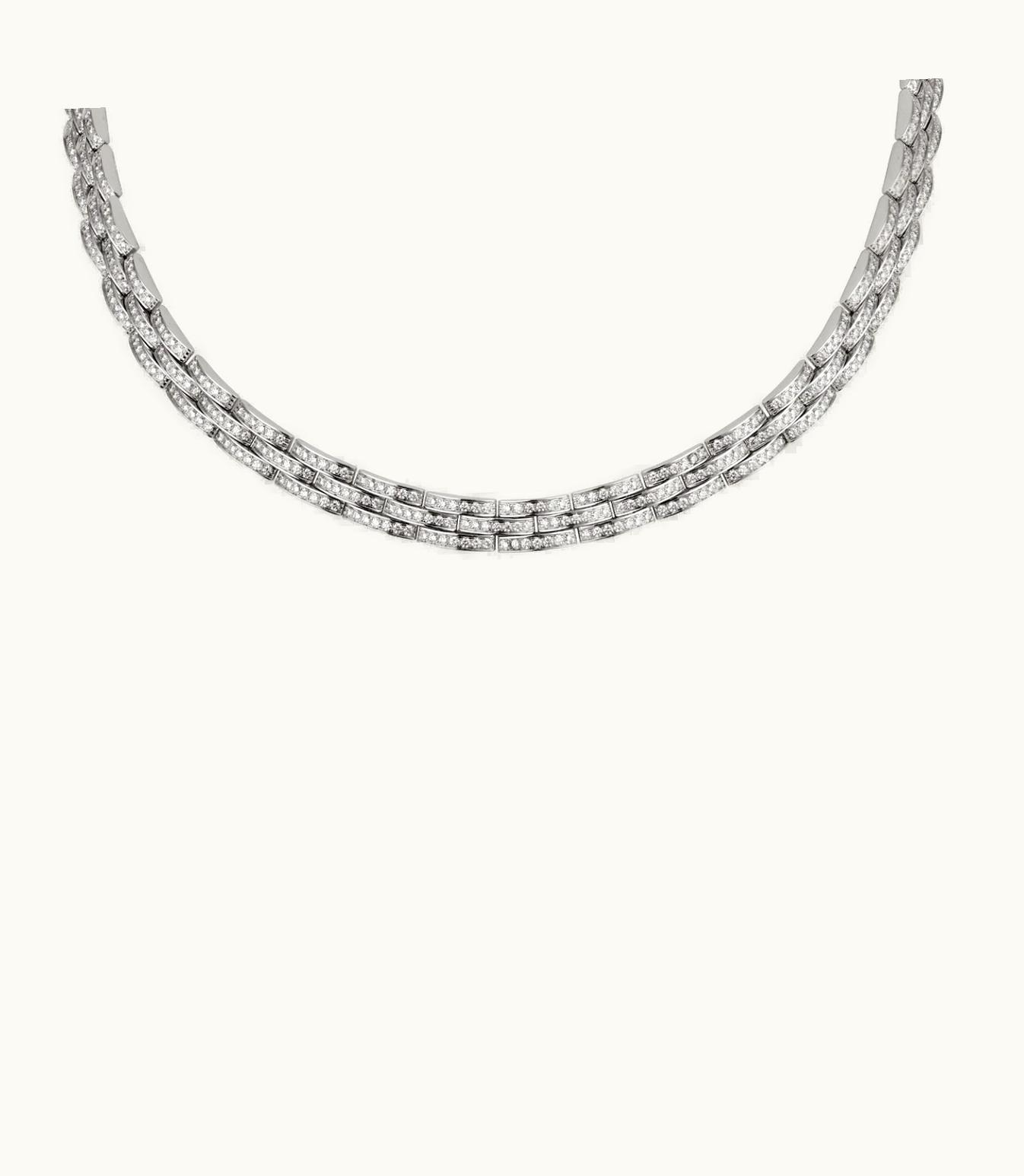 Cartier Cartier Maillon Panthère Necklace, White Gold, Set With 821 Brilliant-Cut Diamonds N7408300 N7408300