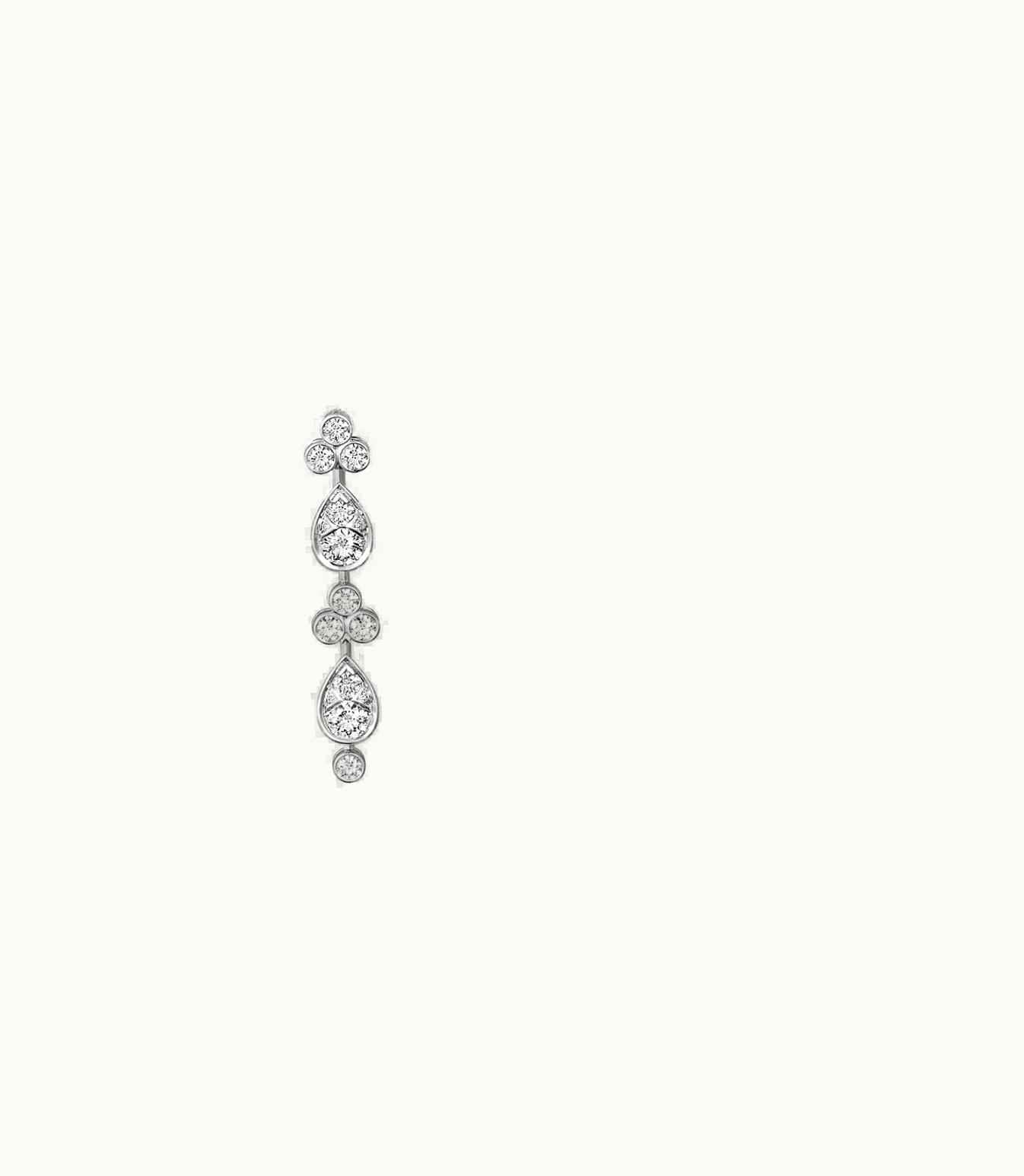 Cartier Cartier Pluie De Cartier Earrings, White Gold, Each Set With 15 Brilliant-Cut Diamonds