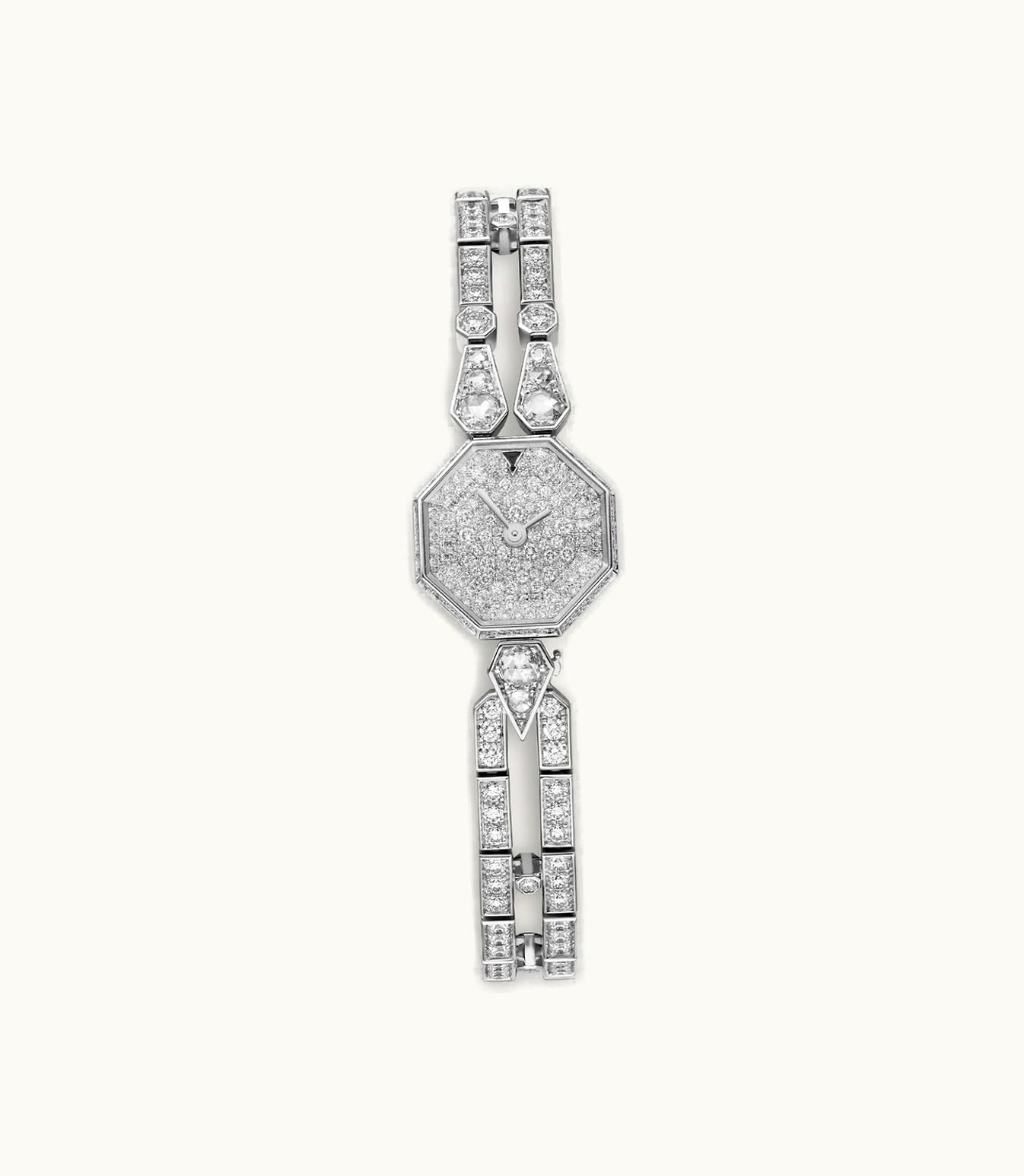 Cartier Cartier Fine Jewellery Zelda Watch, Quartz Movement, Rhodium-Finish White Gold Case Set HPI01375 HPI01375