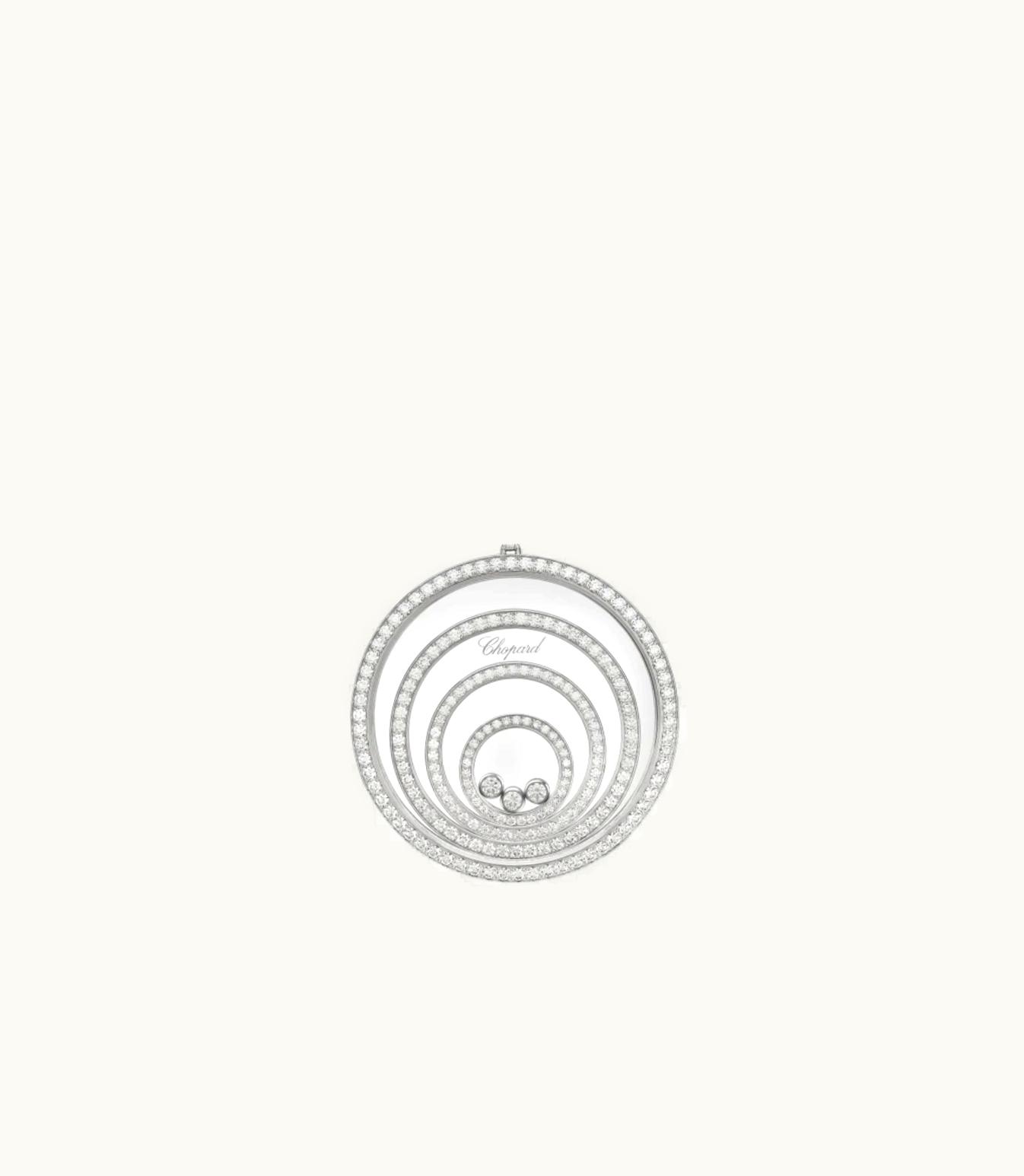 Chopard Chopard Happy Spirit Pendant, Ethical White Gold, Diamonds 798233-1001