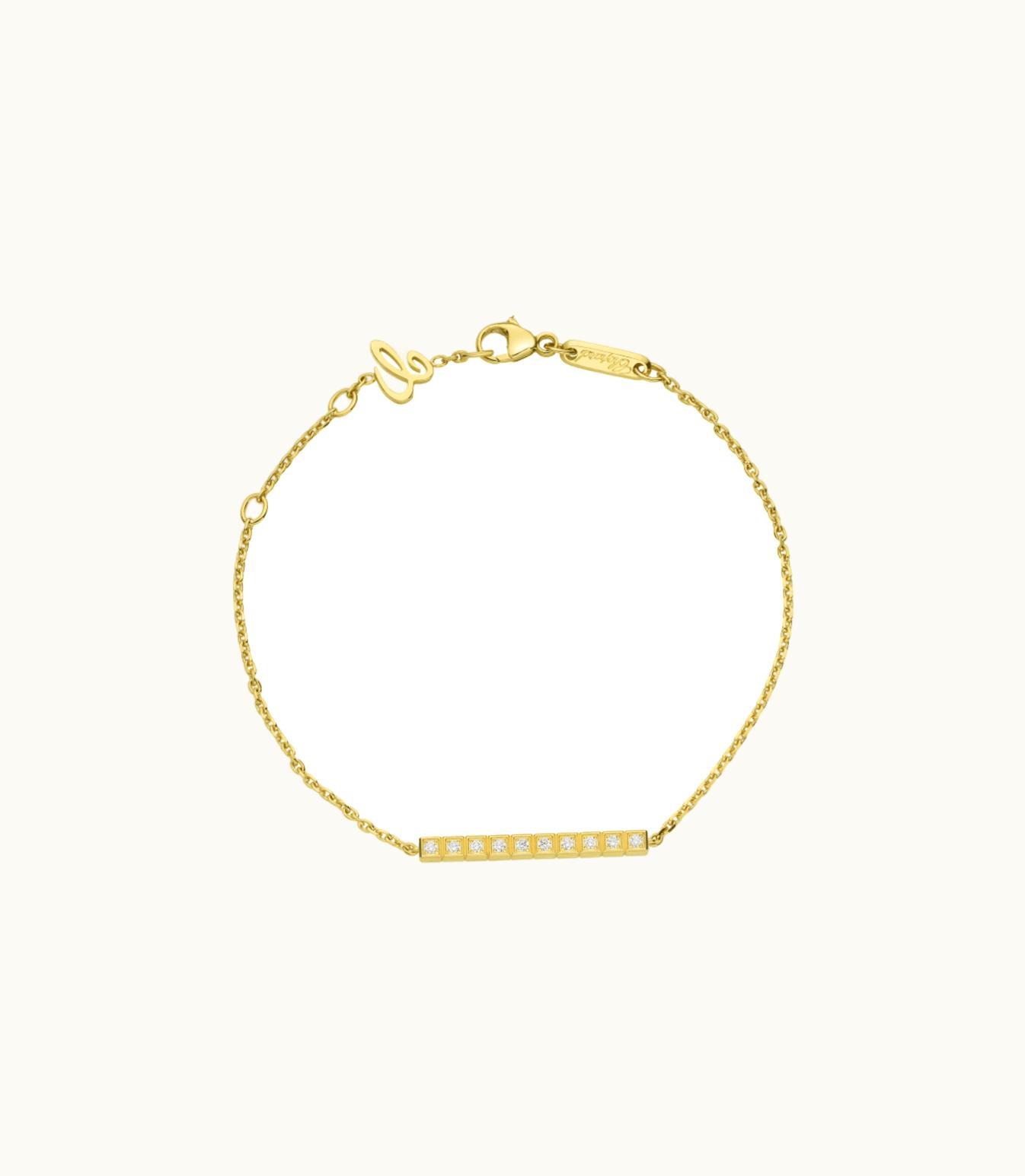 Chopard Chopard Ice Cube Bracelet, Ethical Yellow Gold, Full-Set Diamonds
