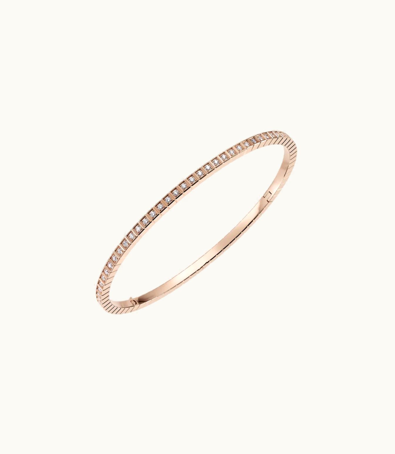 Chopard Chopard Ice Cube Bangle, Ethical Rose Gold, Full-Set Diamonds @857702-5012