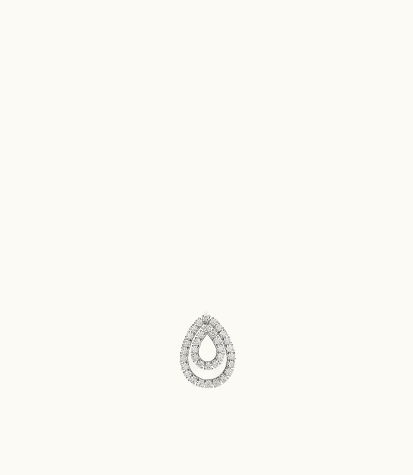 Chopard Chopard L'Heure Du Diamant Pendant, Ethical White Gold, Diamonds 799066-1001