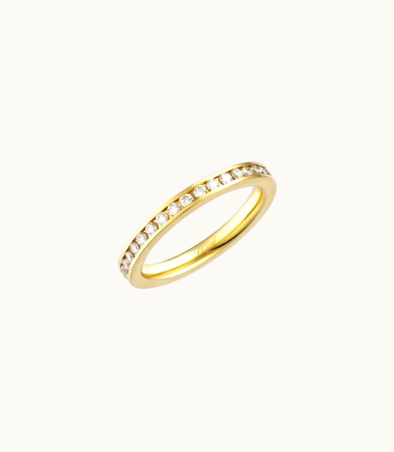 Chopard Chopard Timeless Wedding Band Ring, Ethical Yellow Gold, Diamonds @827339-0110