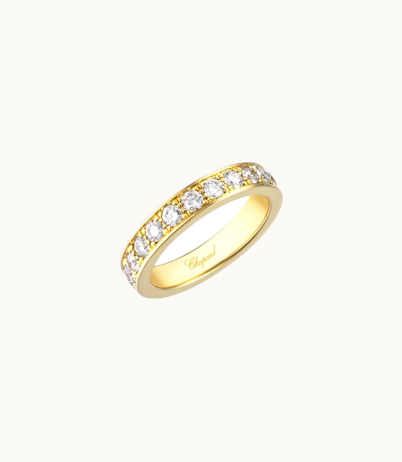 Chopard Chopard Timeless Wedding Band Ring, Ethical Yellow Gold, Diamonds @824402-0008
