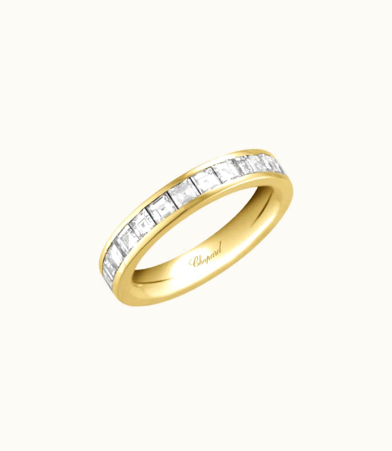 Chopard Chopard Timeless Wedding Band Ring, Ethical Yellow Gold, Diamonds @827336-0110