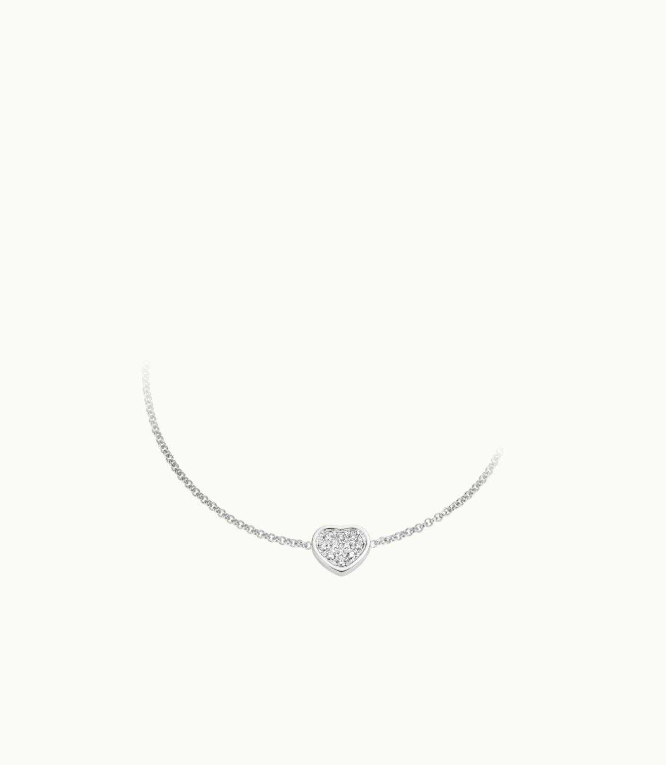 Chopard Chopard My Happy Hearts Bracelet, Ethical White Gold, Diamonds