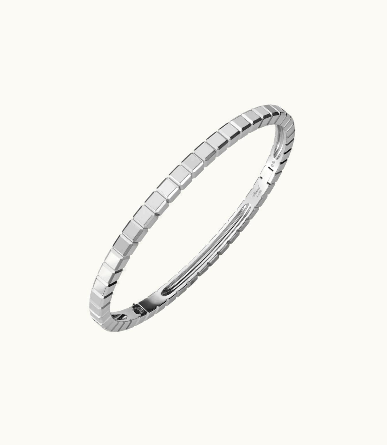 Chopard Chopard Ice Cube Bangle, Ethical White Gold @858350-1001