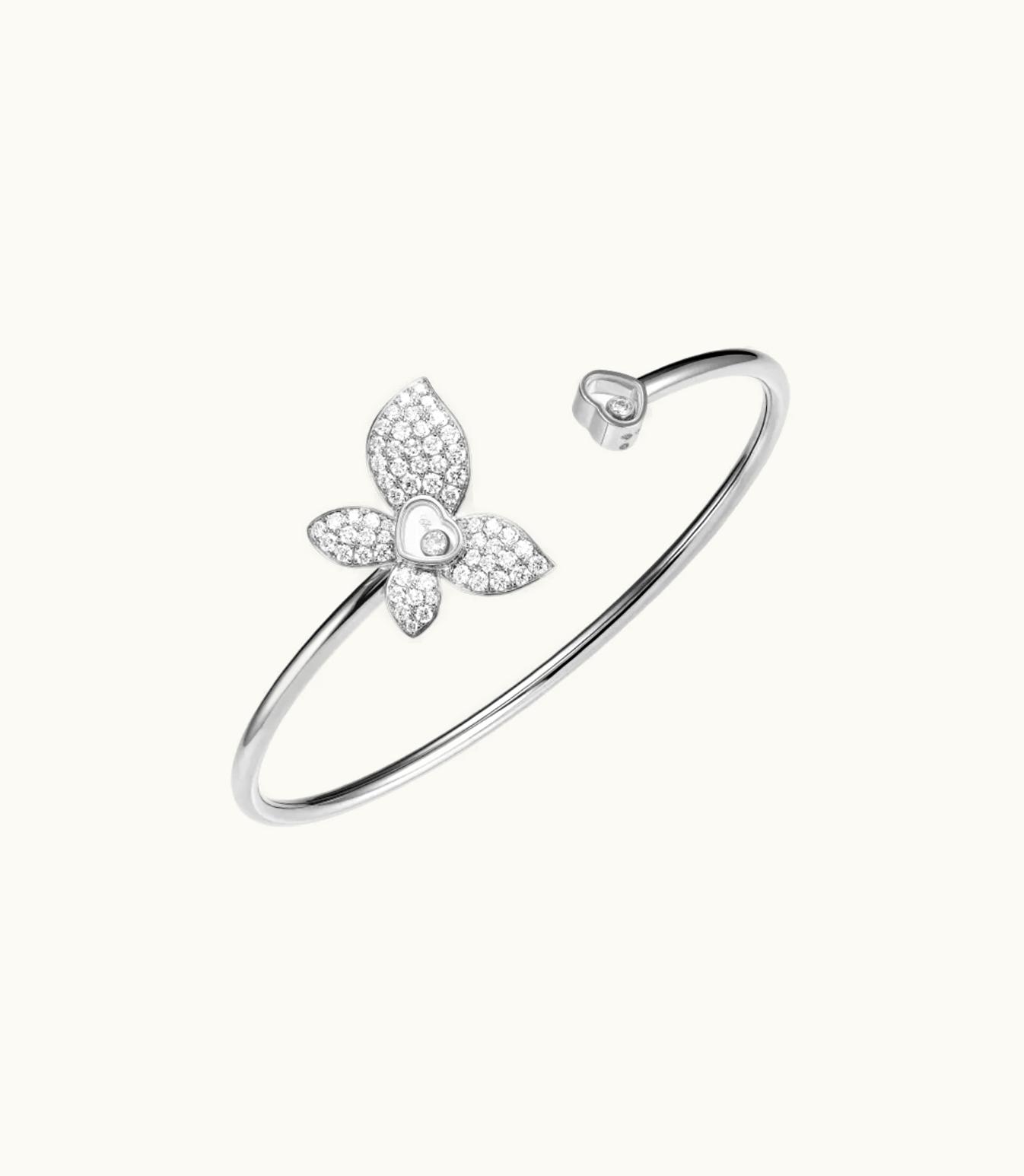 Chopard Chopard Happy Butterfly X Mariah Carey Bangle, Ethical White Gold, Diamonds