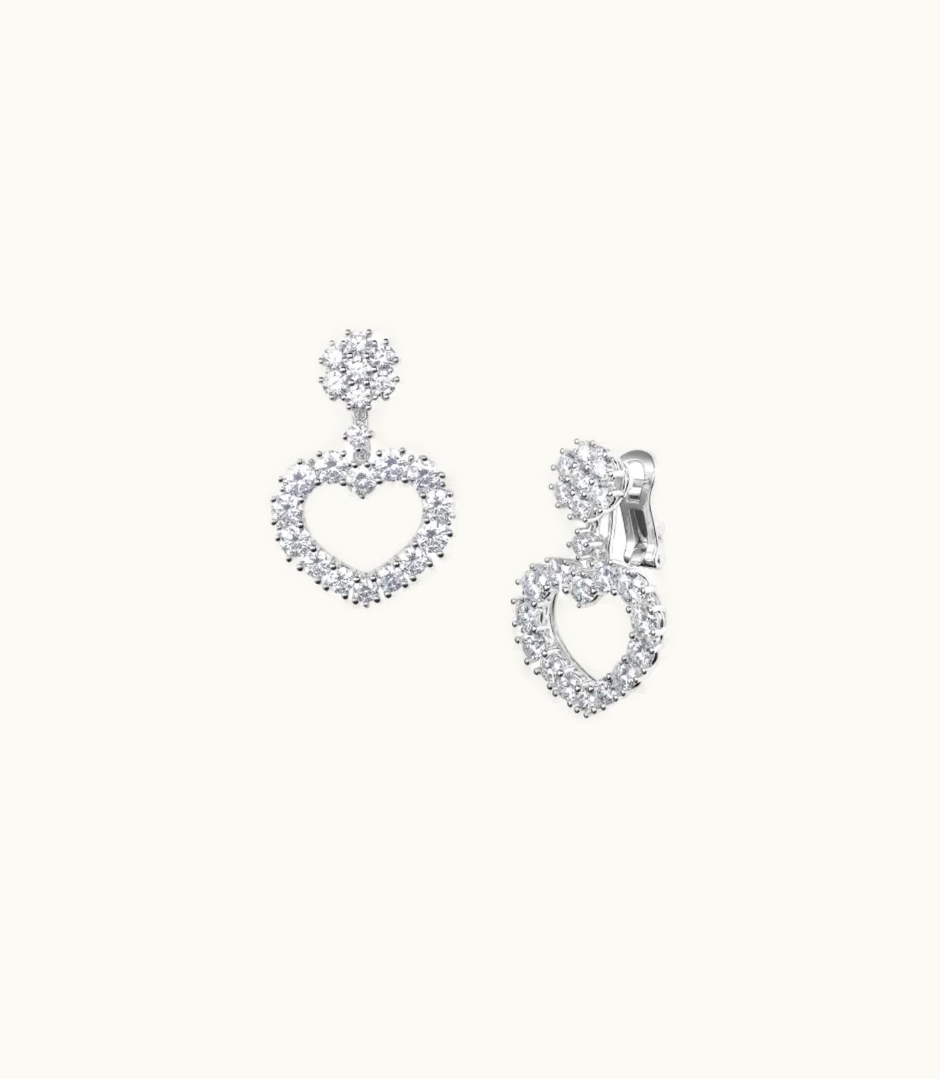 Chopard Chopard L'Heure Du Diamant Earrings, Ethical White Gold, Diamonds 849070-1001