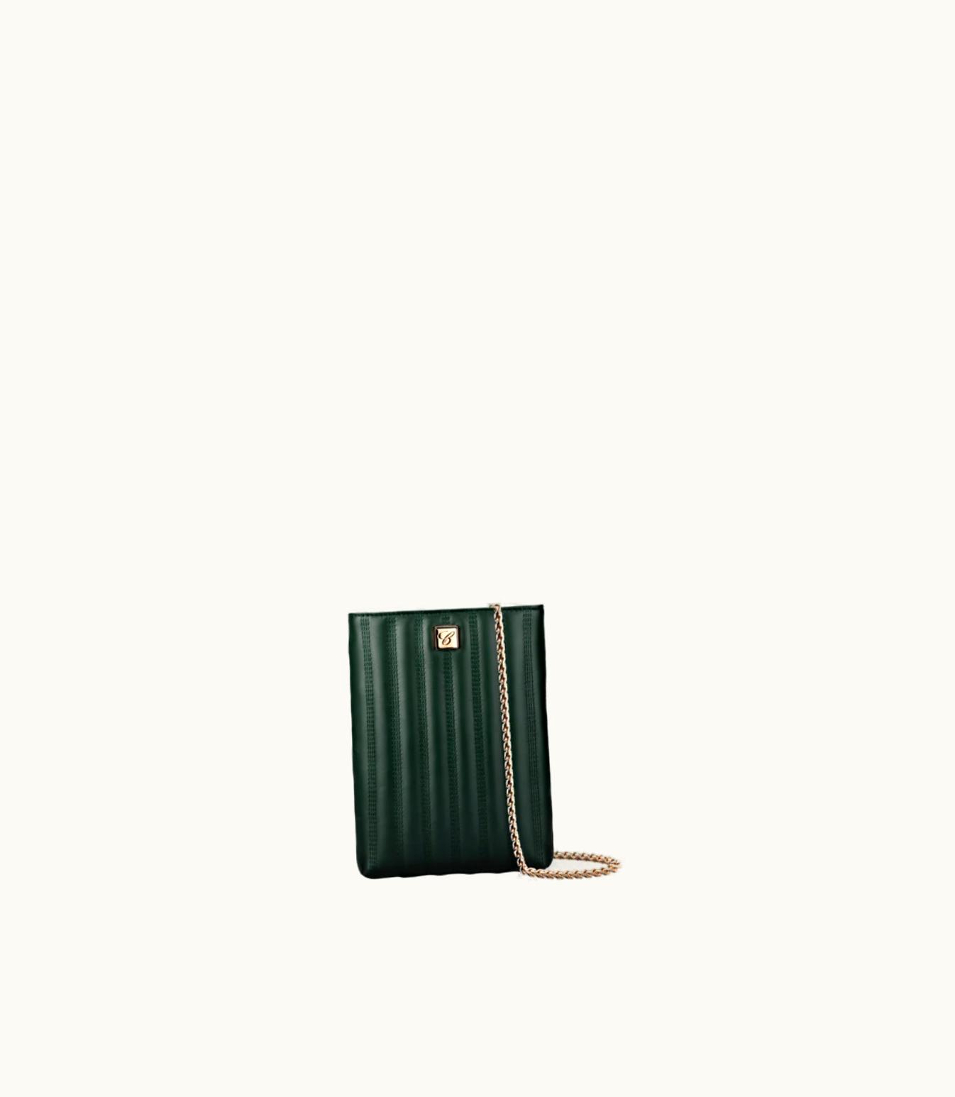 Chopard Chopard Ice Cube Mini Bag Green Quilted Calfskin