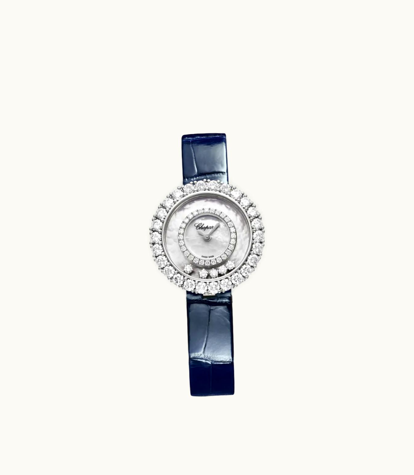 Chopard Chopard Happy Diamonds Joaillerie 29 Mm, Quartz, Ethical White Gold, Diamonds
