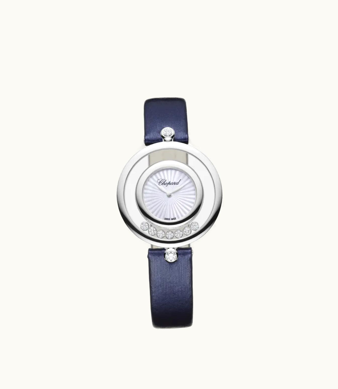 Chopard Chopard Happy Diamonds Icons 32 Mm, Quartz, Ethical White Gold, Diamonds 209426-1001