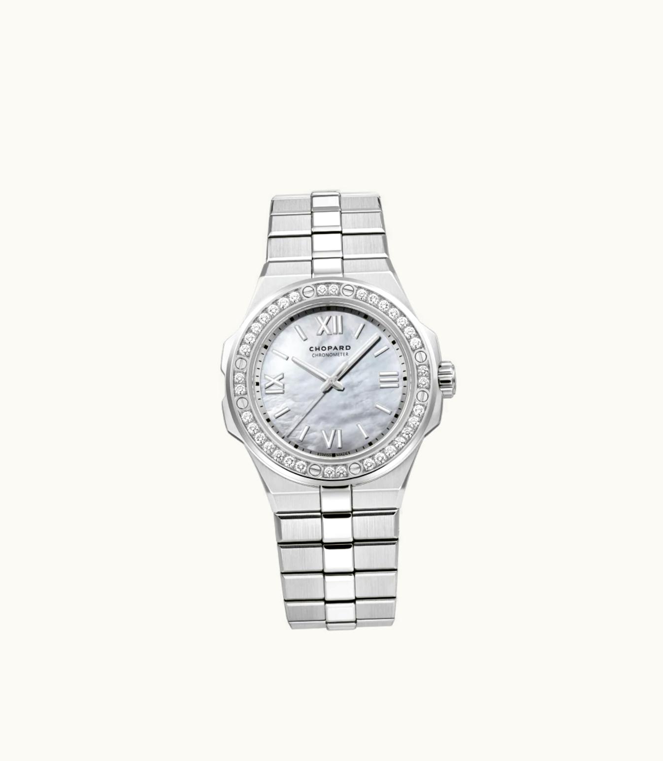 Chopard Chopard Alpine Eagle 36 36 Mm, Automatic, Chopard Lucent Steel A223, Diamonds 298601-3002