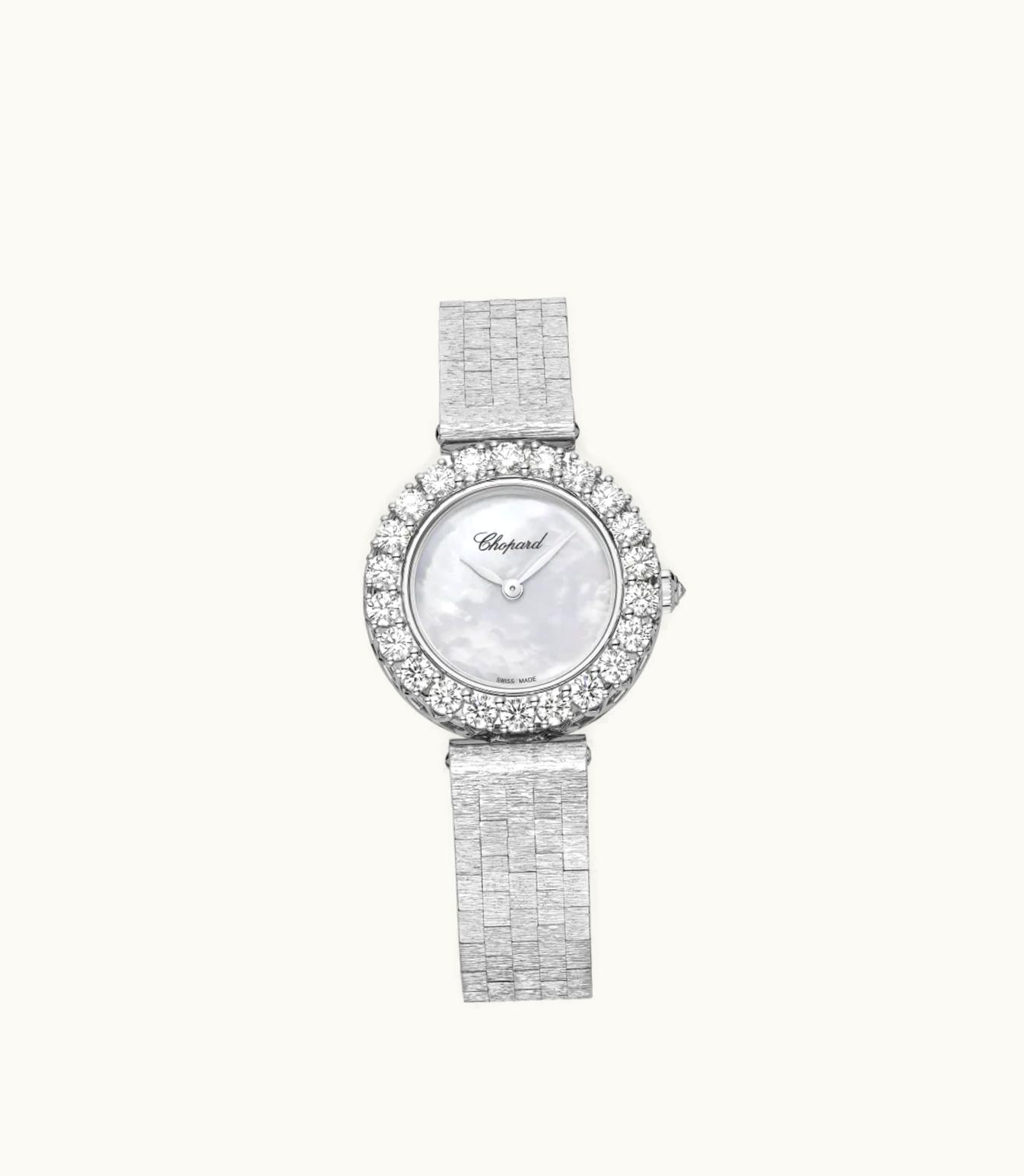 Chopard Chopard L'Heure Du Diamant 26 Mm, Manual, Ethical White Gold, Diamonds 10A178-1101