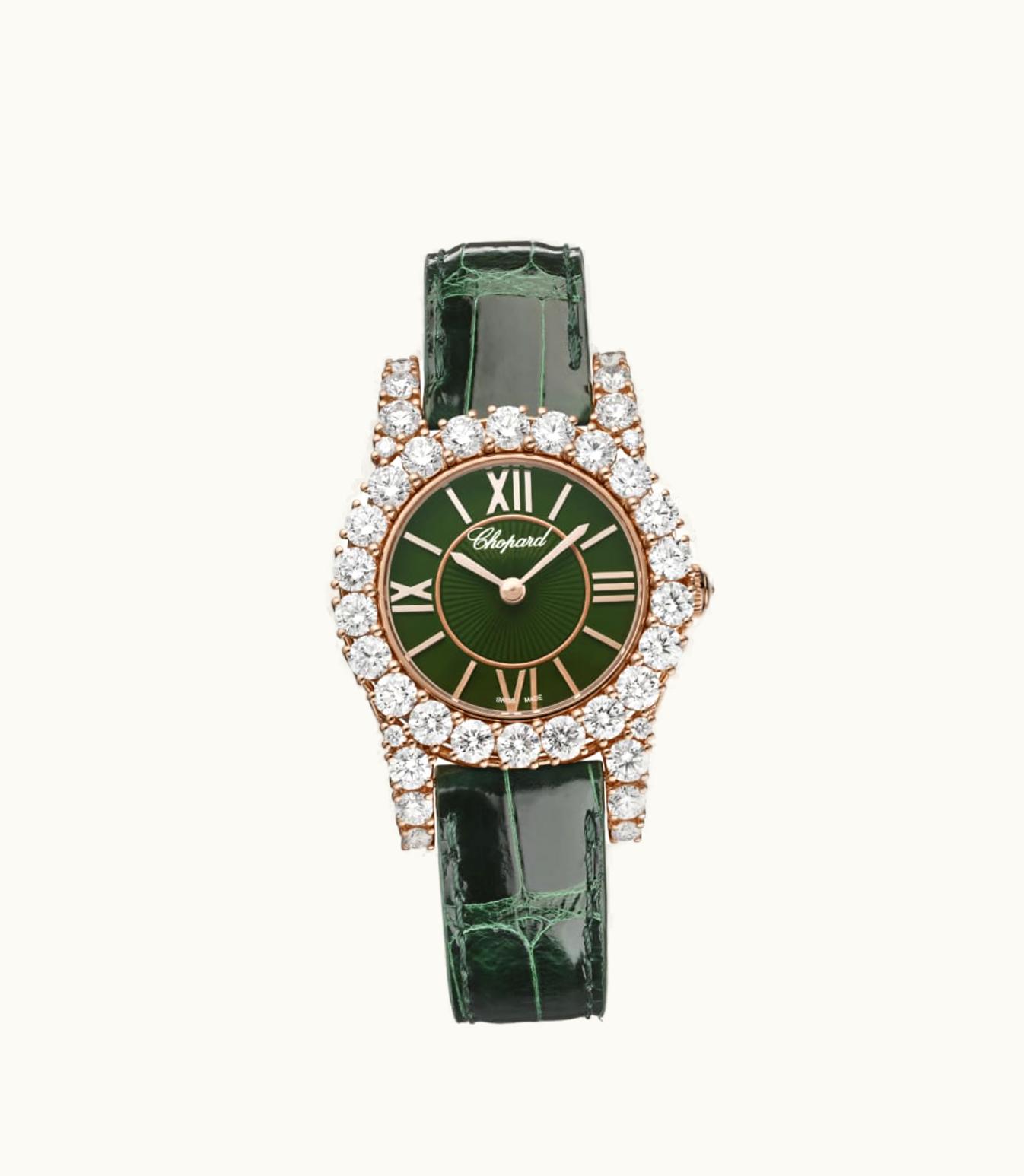 Chopard Chopard L'Heure Du Diamant Round Small Small, Automatic, Ethical Rose Gold, Diamonds
