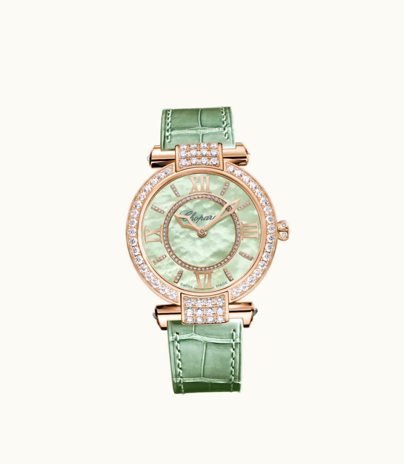 Chopard Chopard Imperiale Joaillerie 36 Mm, Automatic, Ethical Rose Gold, Diamonds 384242-5022