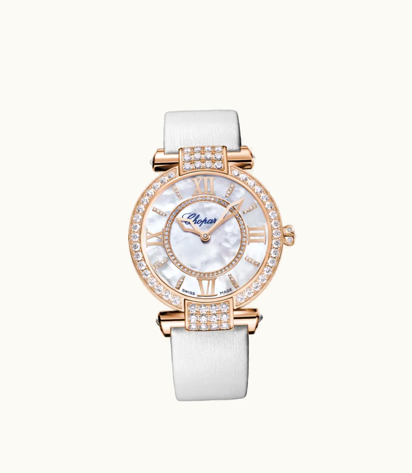 Chopard Chopard Imperiale Joaillerie 36 Mm, Automatic, Ethical Rose Gold, Diamonds 384242-5005