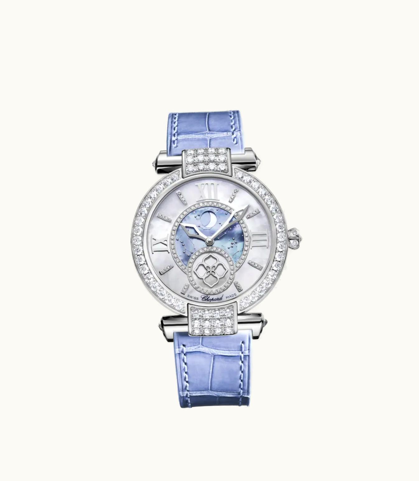 Chopard Chopard Imperiale Moonphase 36 Mm, Automatic, Ethical White Gold, Diamonds 384246-1001