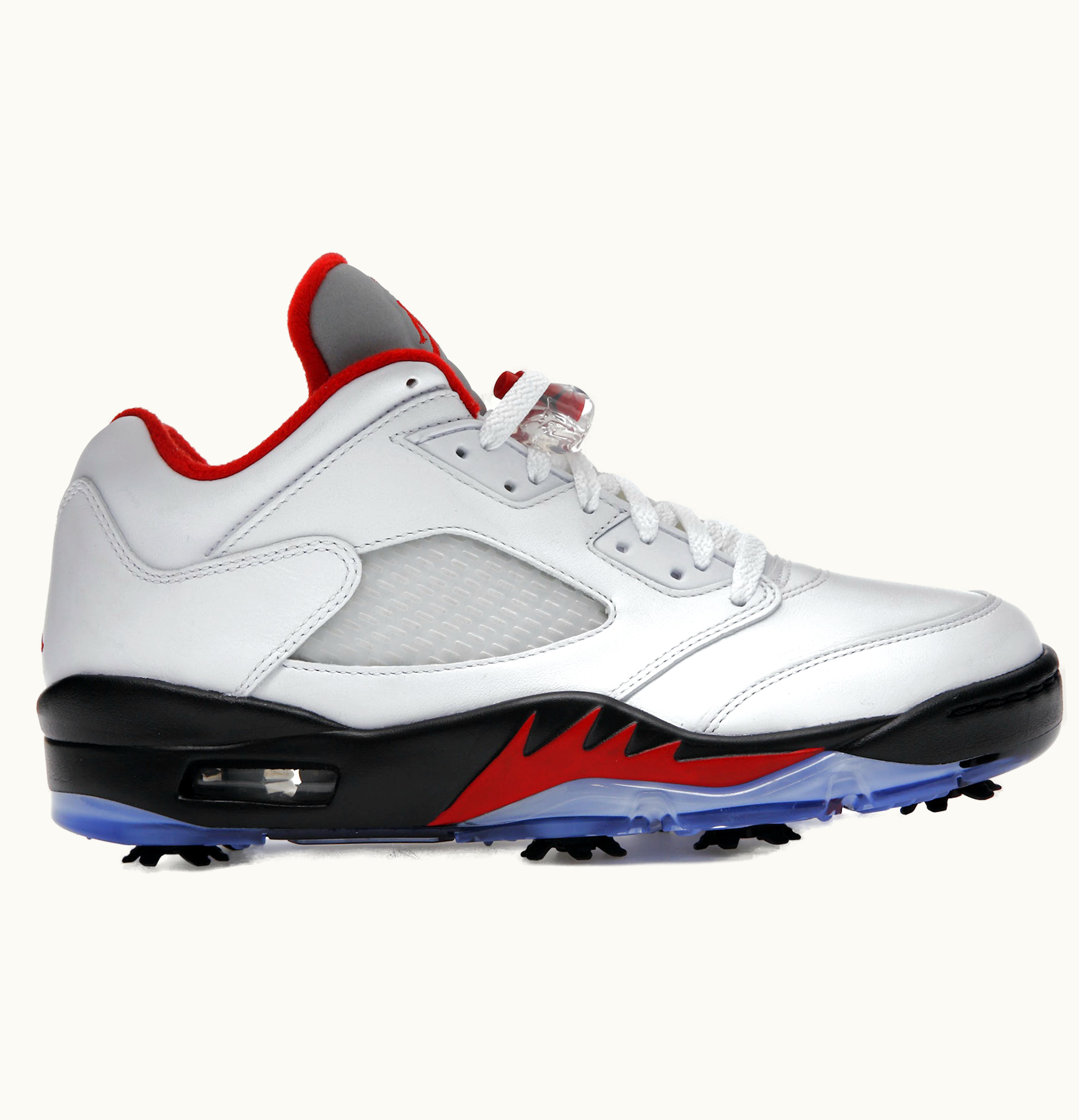 Jordan Air Jordan 5 Retro Low Golf Fire Red Silver Tongue