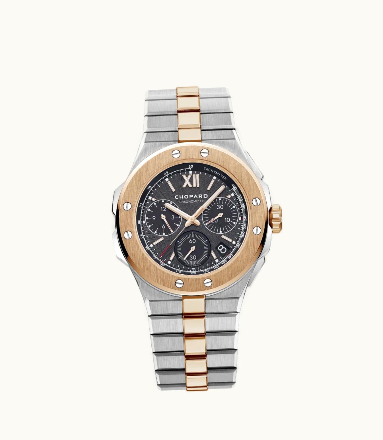 Chopard Chopard Alpine Eagle Xl Chrono 44 Mm, Automatic, Ethical Rose Gold, Chopard Lucent Steel A223