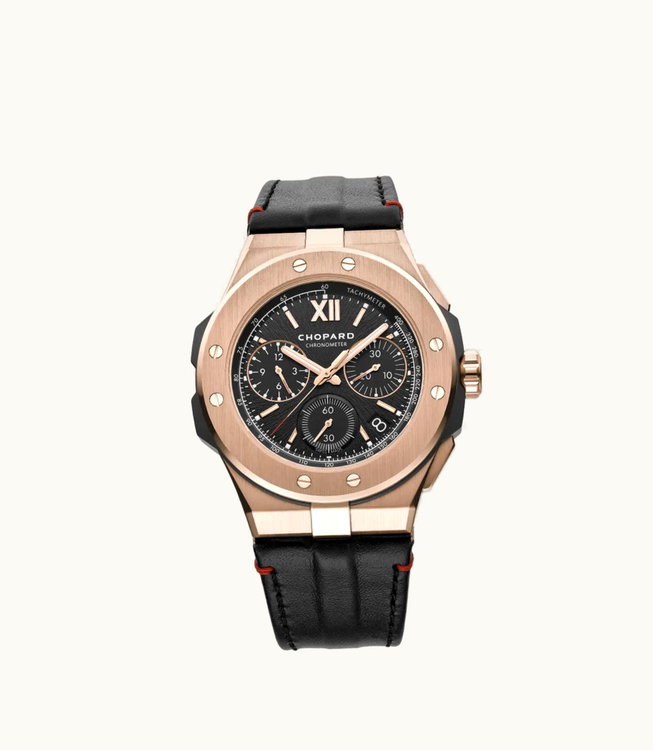 Chopard Chopard Alpine Eagle Xl Chrono 44 Mm, Automatic, Rose Gold And Ceramized Titanium