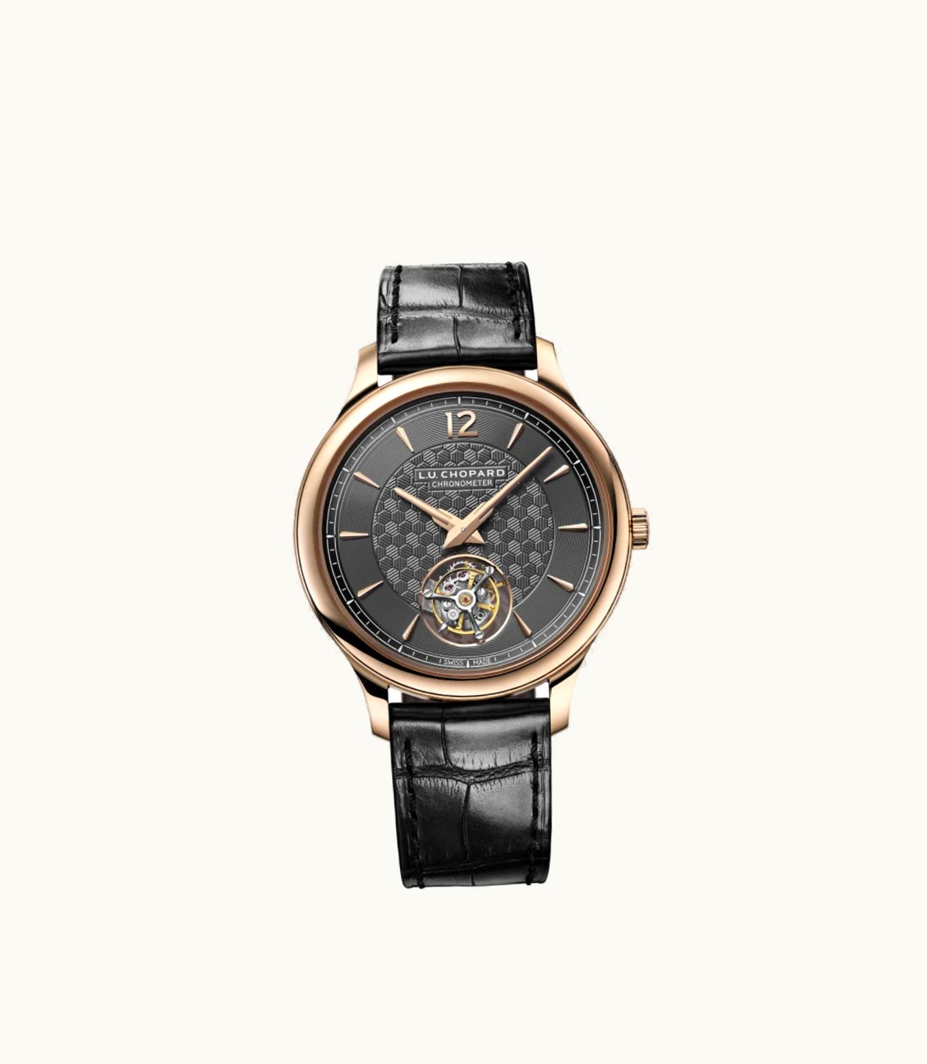 Chopard Chopard L.U.C Flying T Twin 40 Mm, Automatic, Certified Fairmined Ethical Ethical Rose Gold