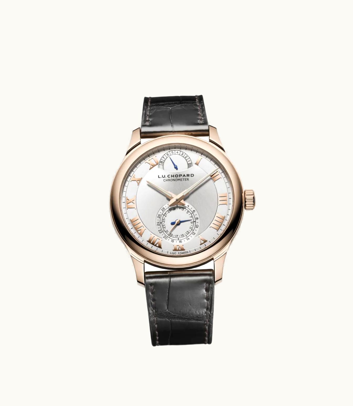 Chopard Chopard L.U.C Quattro 43 Mm, Manual, Ethical Rose Gold