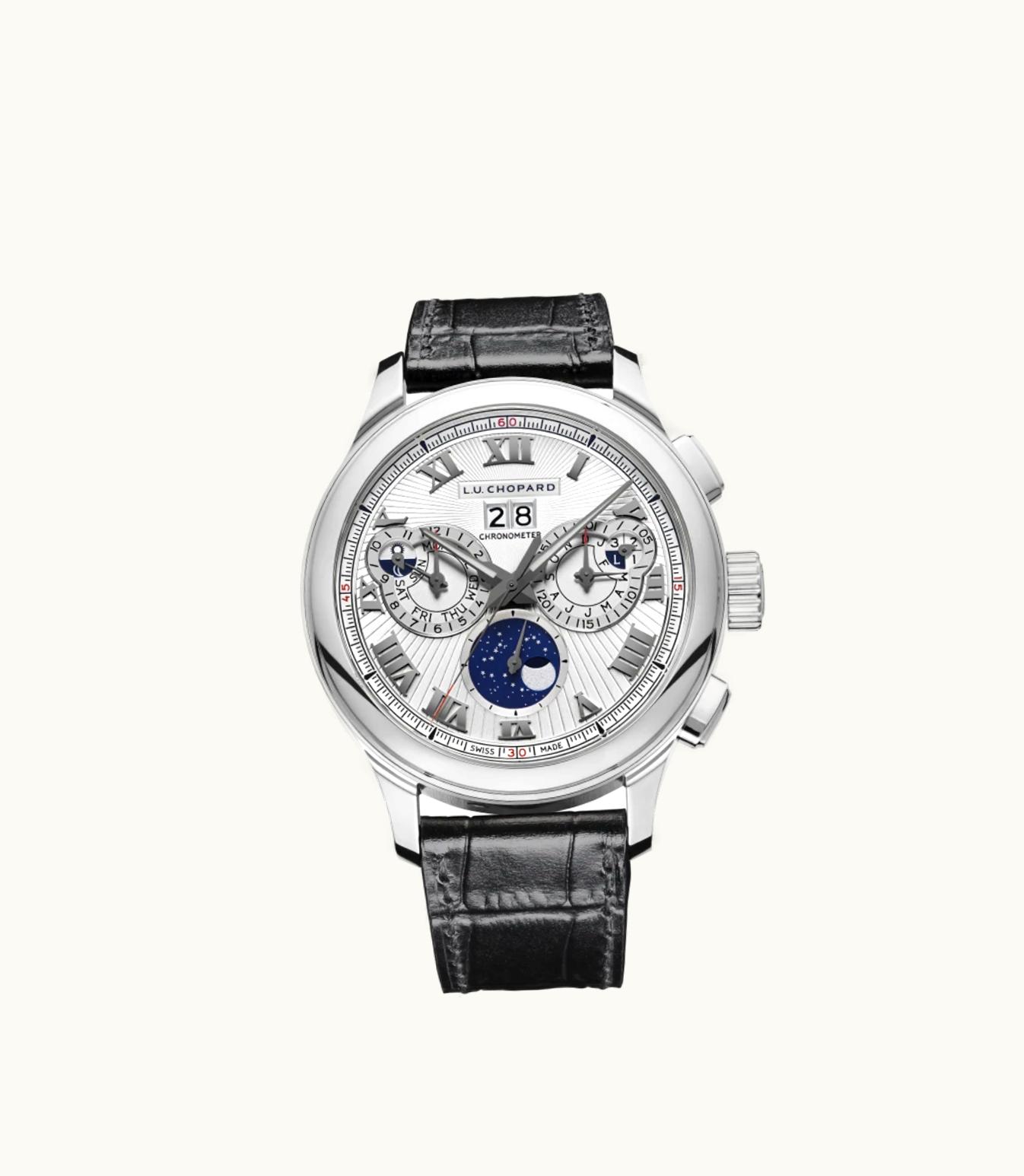 Chopard Chopard L.U.C Perpetual Chrono 45 Mm, Manual, Certified Fairmined Ethical Ethical White Gold