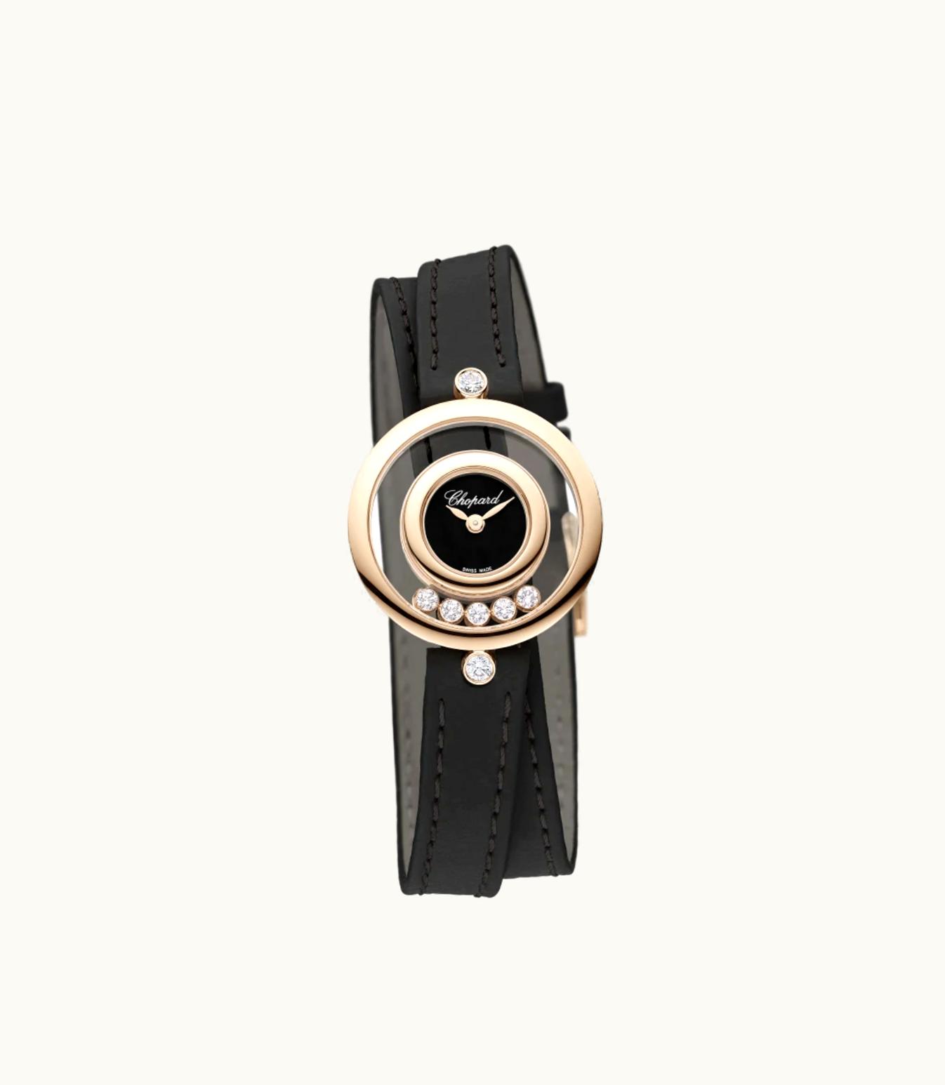 Chopard Chopard Happy Diamonds Icons 26 Mm, Quartz, Ethical Rose Gold, Diamonds 209415-5004