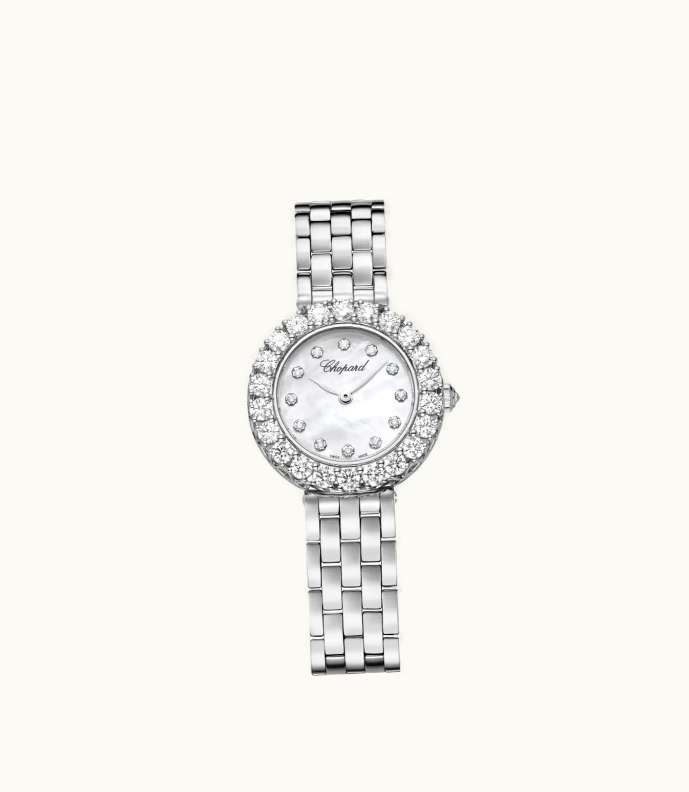 Chopard Chopard L'Heure Du Diamant 26 Mm, Manual, Ethical White Gold, Diamonds 10A178-1606