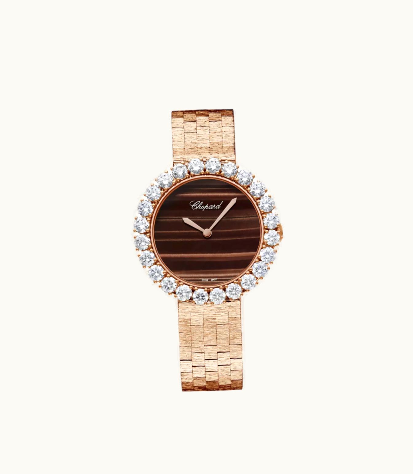 Chopard Chopard L'Heure Du Diamant Round Medium, Automatic, Ethical Rose Gold, Diamonds 10A419-5623