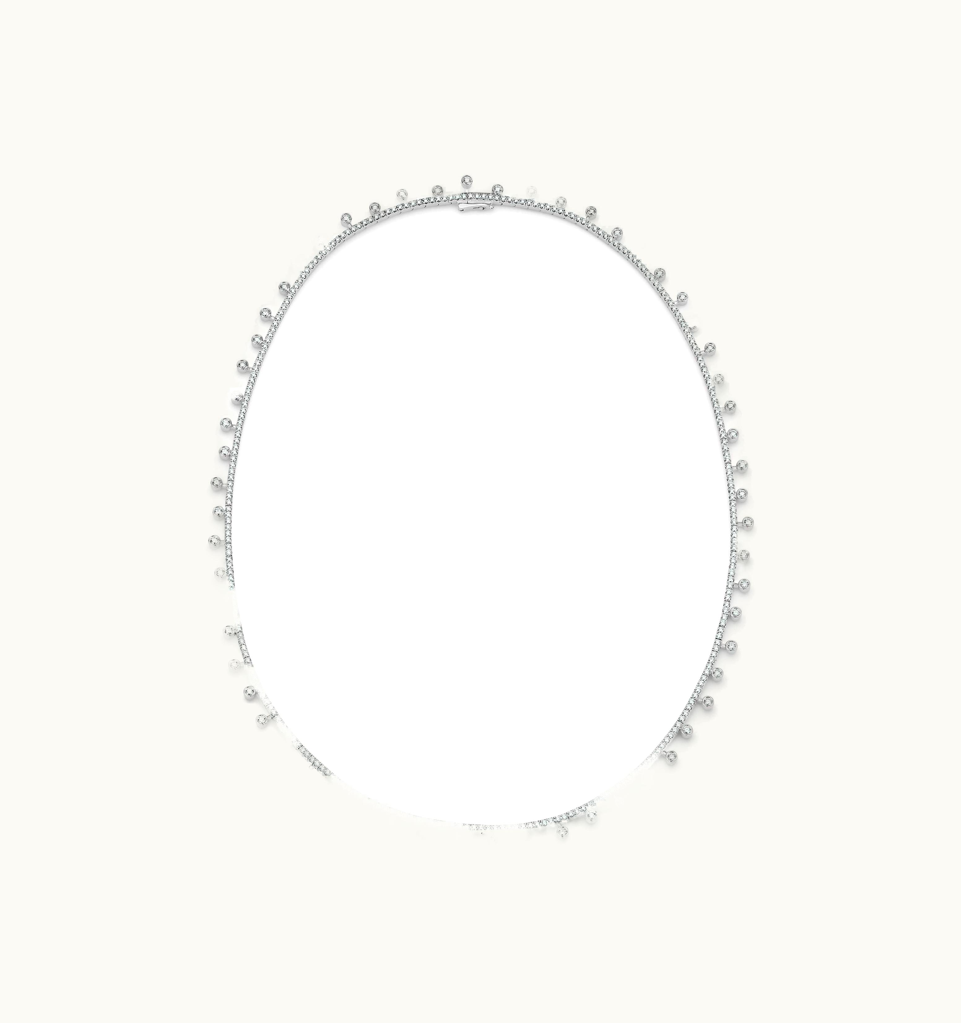 De Beers De Beers Dewdrop Necklace In White Gold
